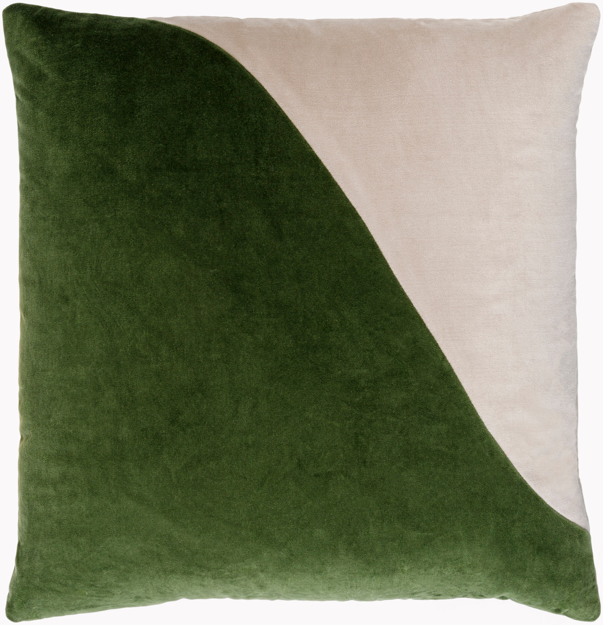 Swoosh Cotton Velvet Pillow 18x18