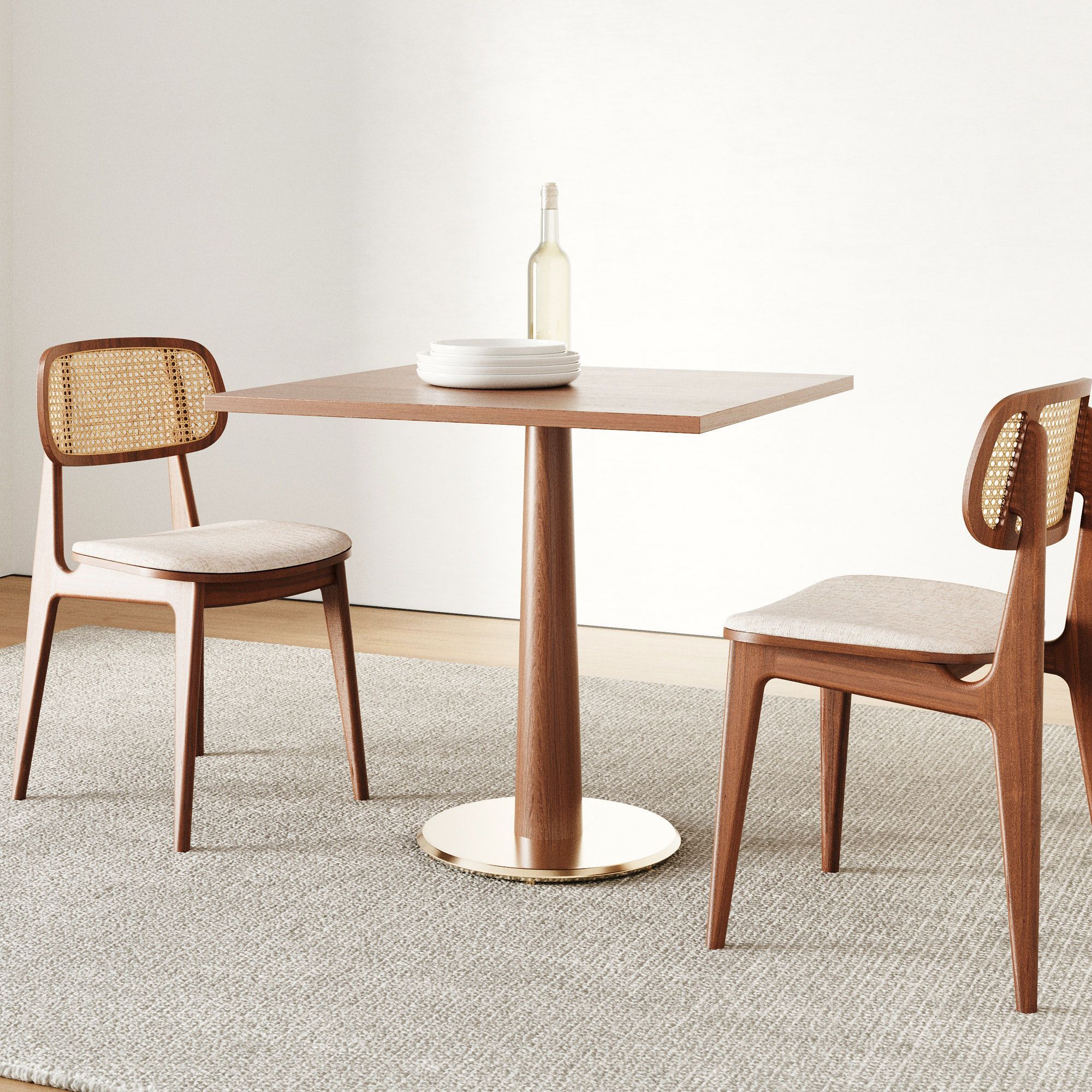 Claire Restaurant Square Dining Table thumbnail 2