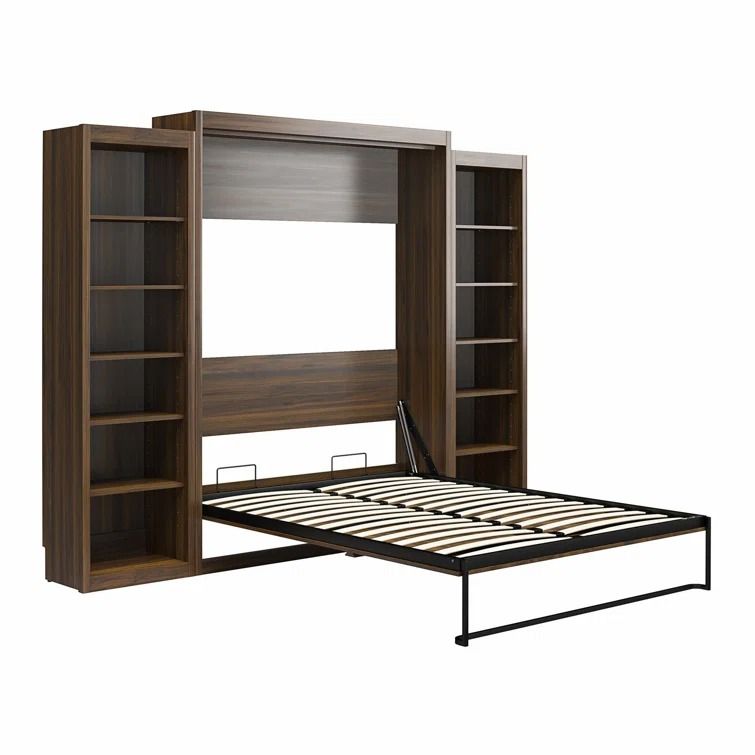 Wexford Murphy Bed with Side Storage Bookcases thumbnail 4