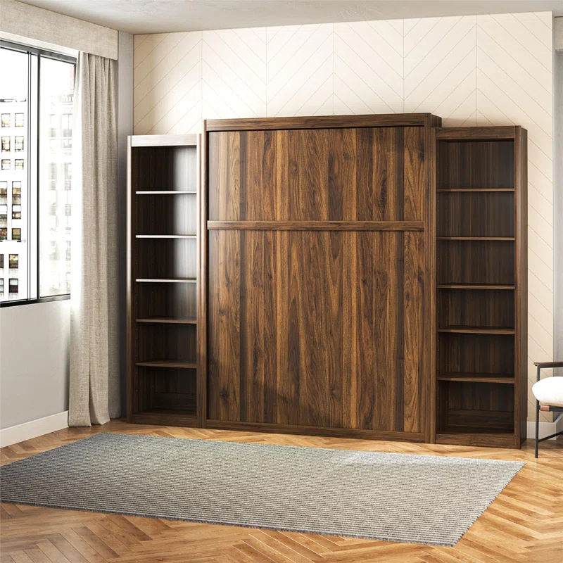 Wexford Murphy Bed with Side Storage Bookcases thumbnail 3
