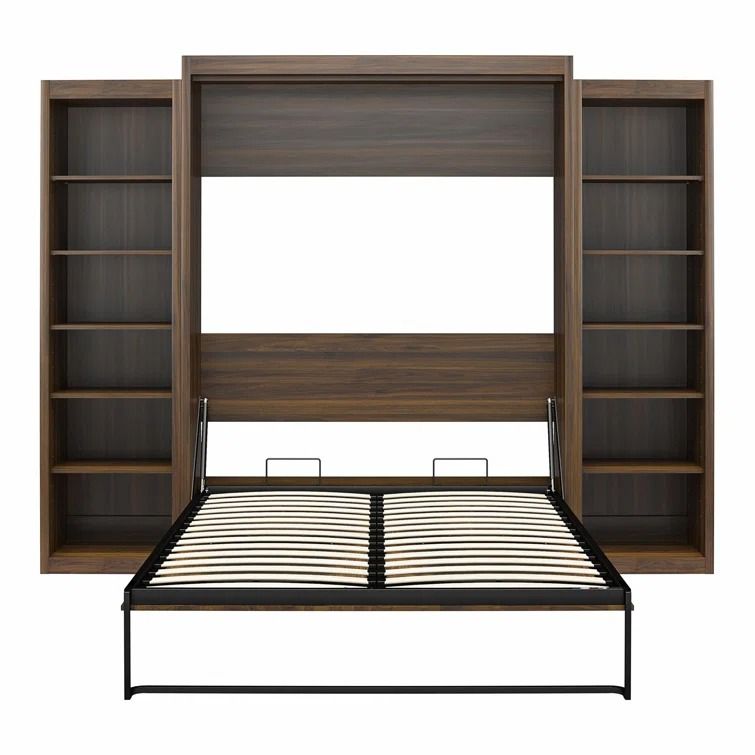 Wexford Murphy Bed with Side Storage Bookcases thumbnail 6