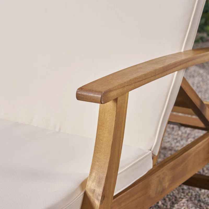 Reisterstown 79.25 Long Reclining Acacia Double Chaise thumbnail 5