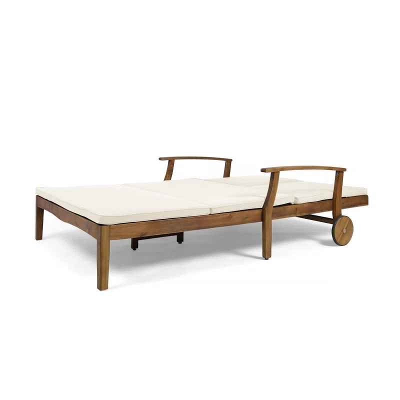 Reisterstown 79.25 Long Reclining Acacia Double Chaise thumbnail 8