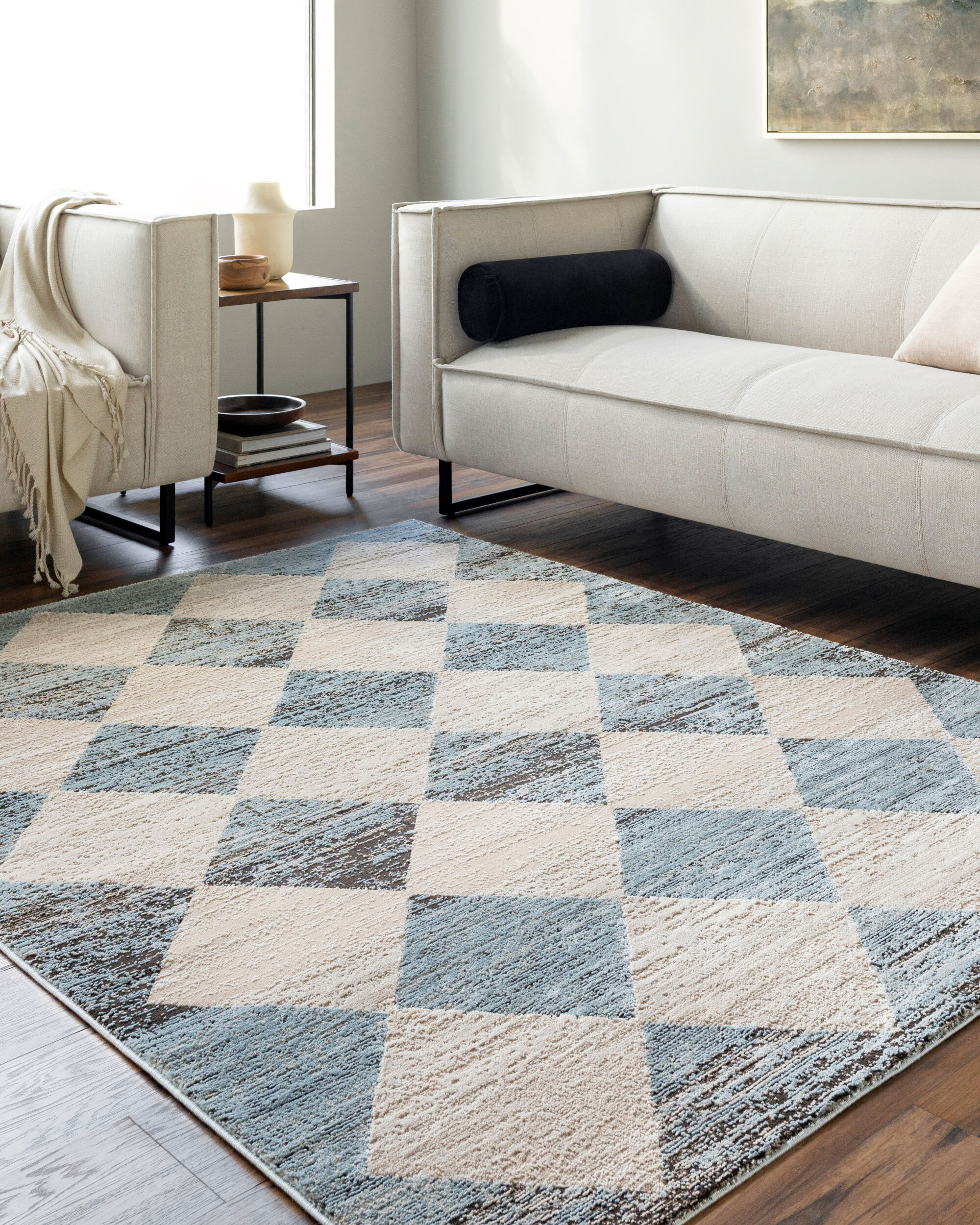 Allegro Artisan Abstract Machine Woven Rug 6'7" x 9' thumbnail 4