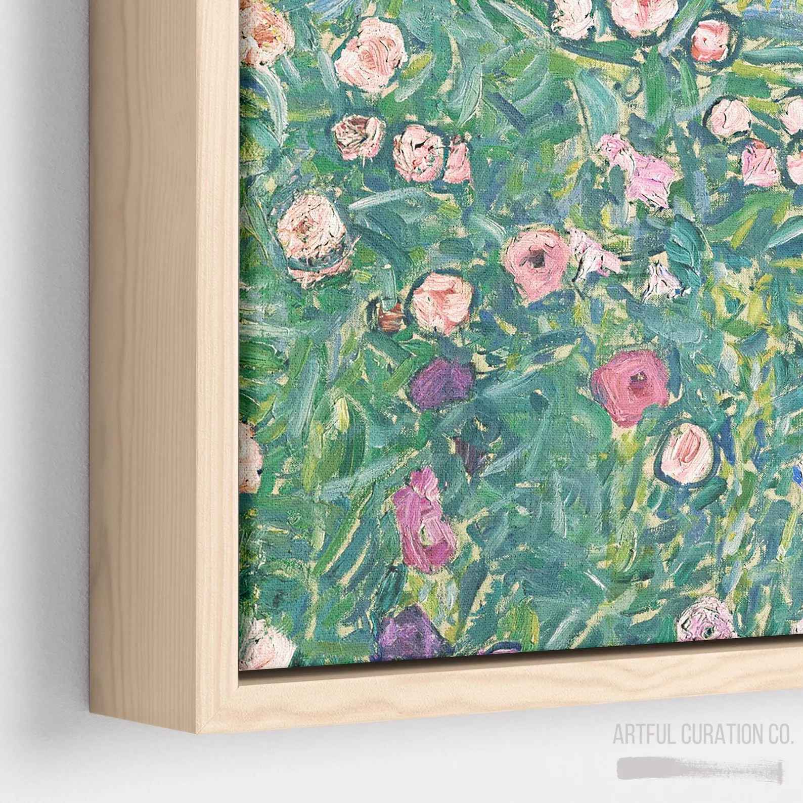 Gustav Klimt Italian Garden Wall Art Print on Canvas-32"x40" thumbnail 3