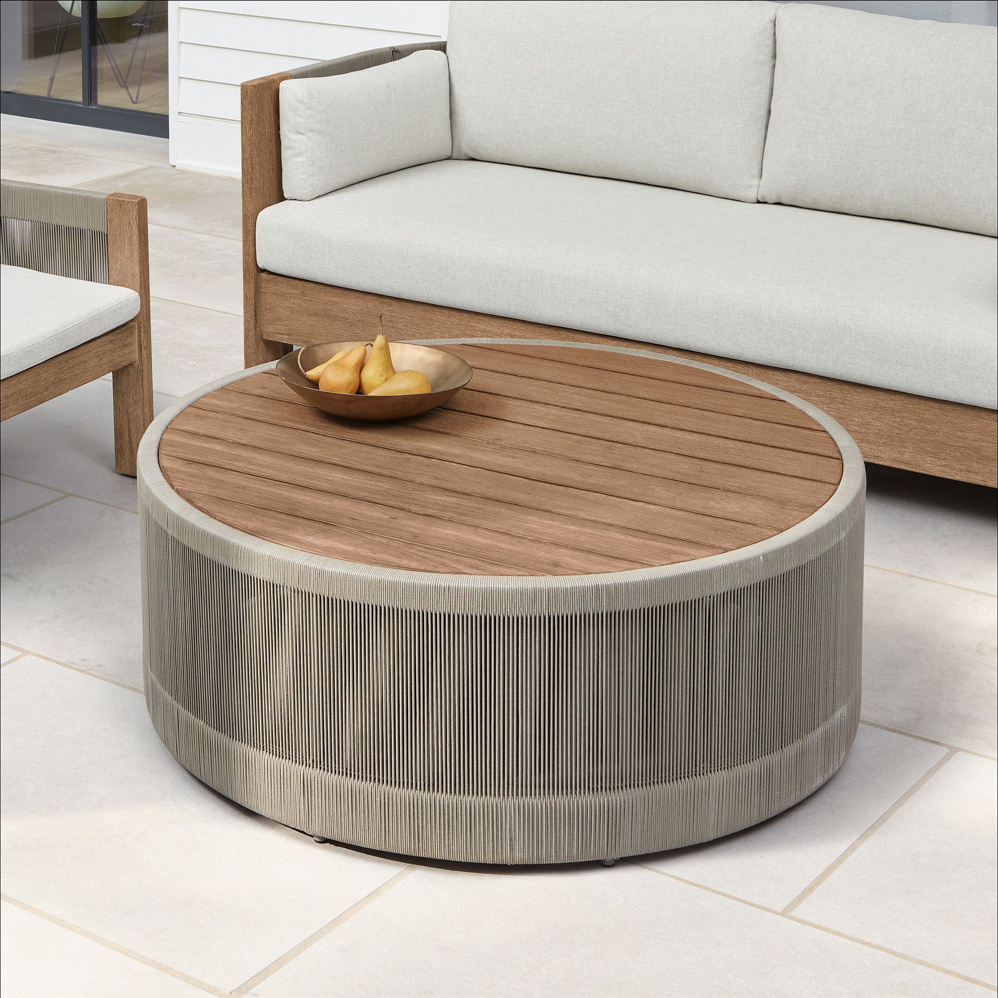 Porto Outdoor Round Coffee Table thumbnail 4