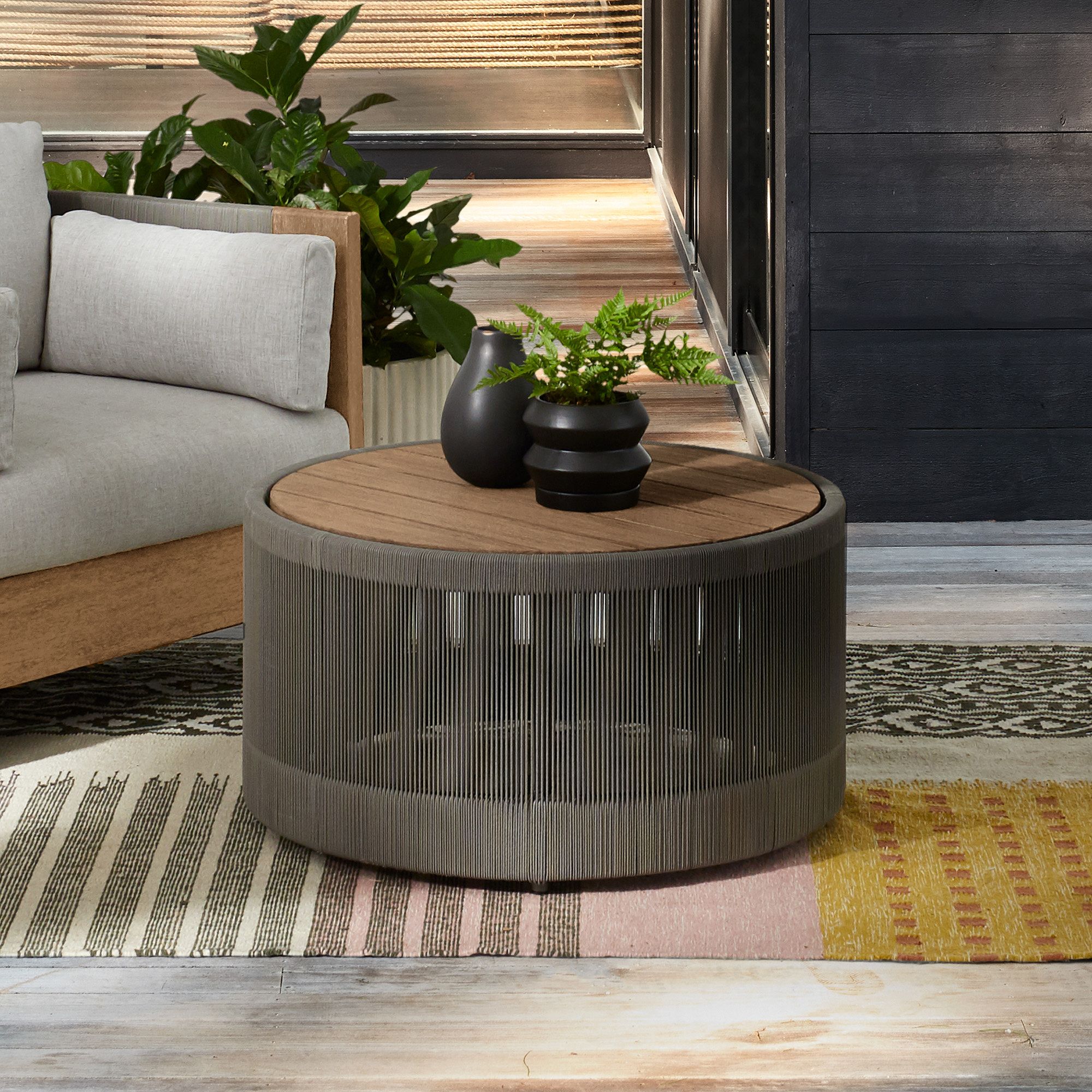 Porto Outdoor Round Coffee Table thumbnail 7