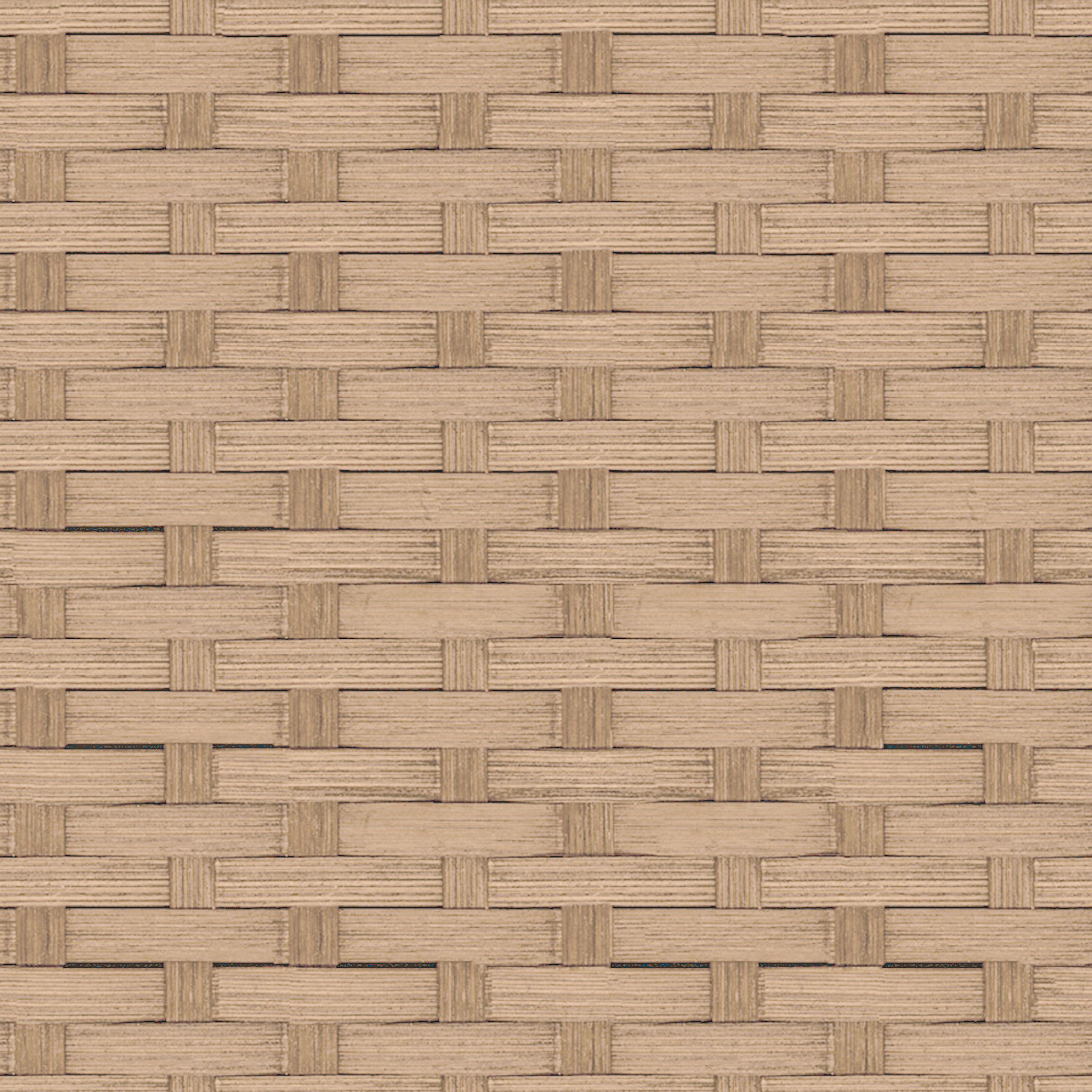 Teak and Wicker Outdoor Side Table thumbnail 5