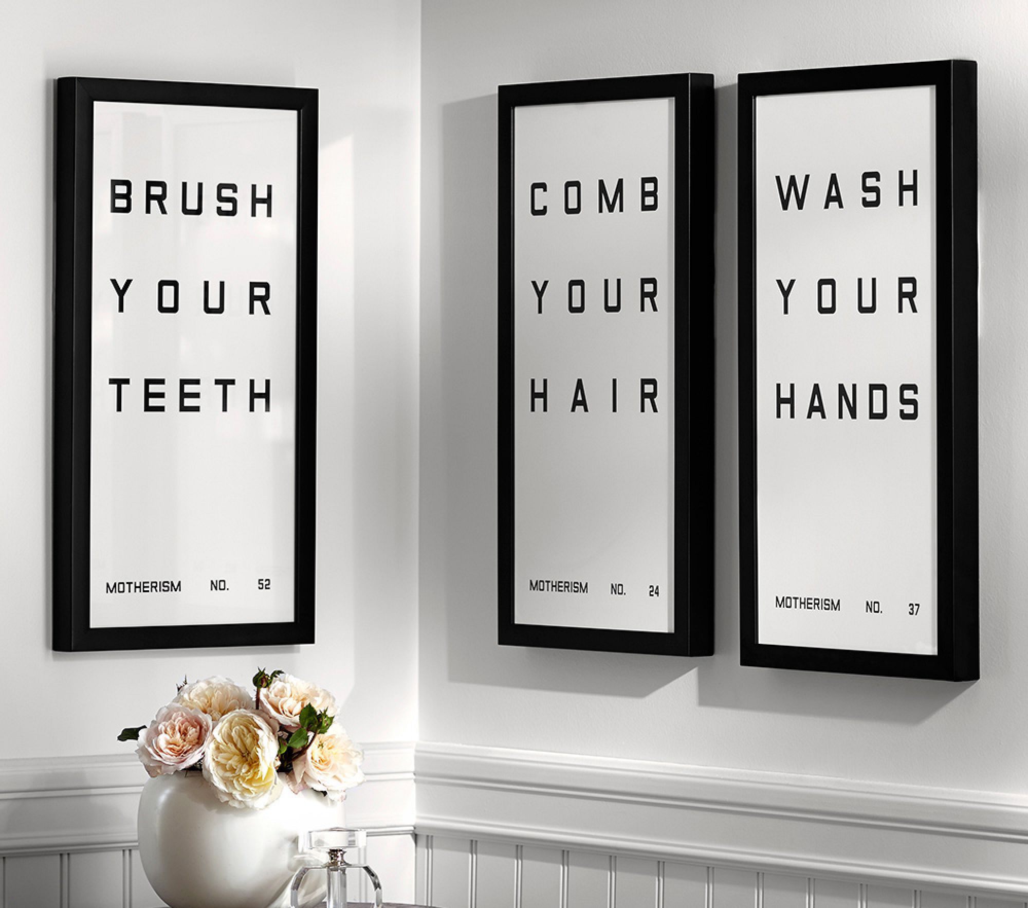 Bathroom Comb Your hair Wall Art thumbnail 2