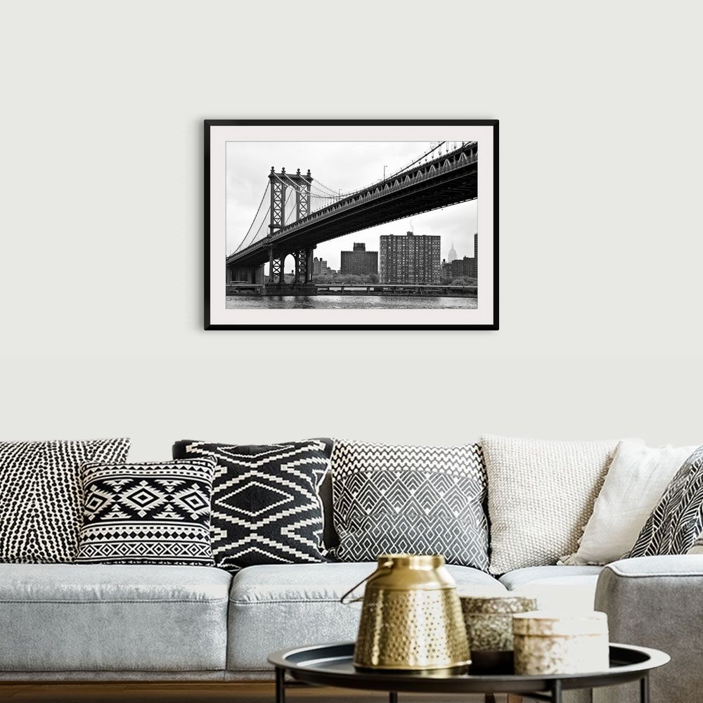 The Manhattan Bridge in New York City Wall Art-36"x24" thumbnail 2