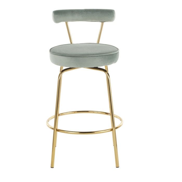 Kayson Swivel Upholstered Counter Stool thumbnail 5