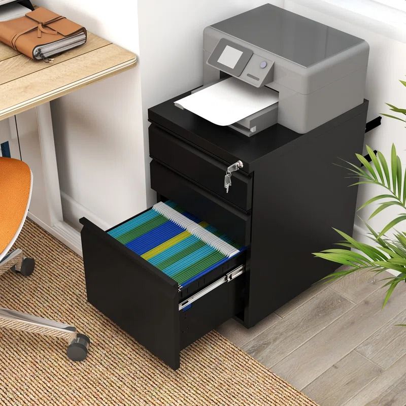 Carreiro Heavy duty 3m Drawer Mobile Vertical File Cabinet thumbnail 3