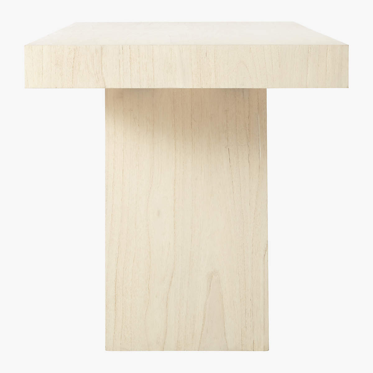 Ridge Bleached Oak Desk with Drawer thumbnail 2