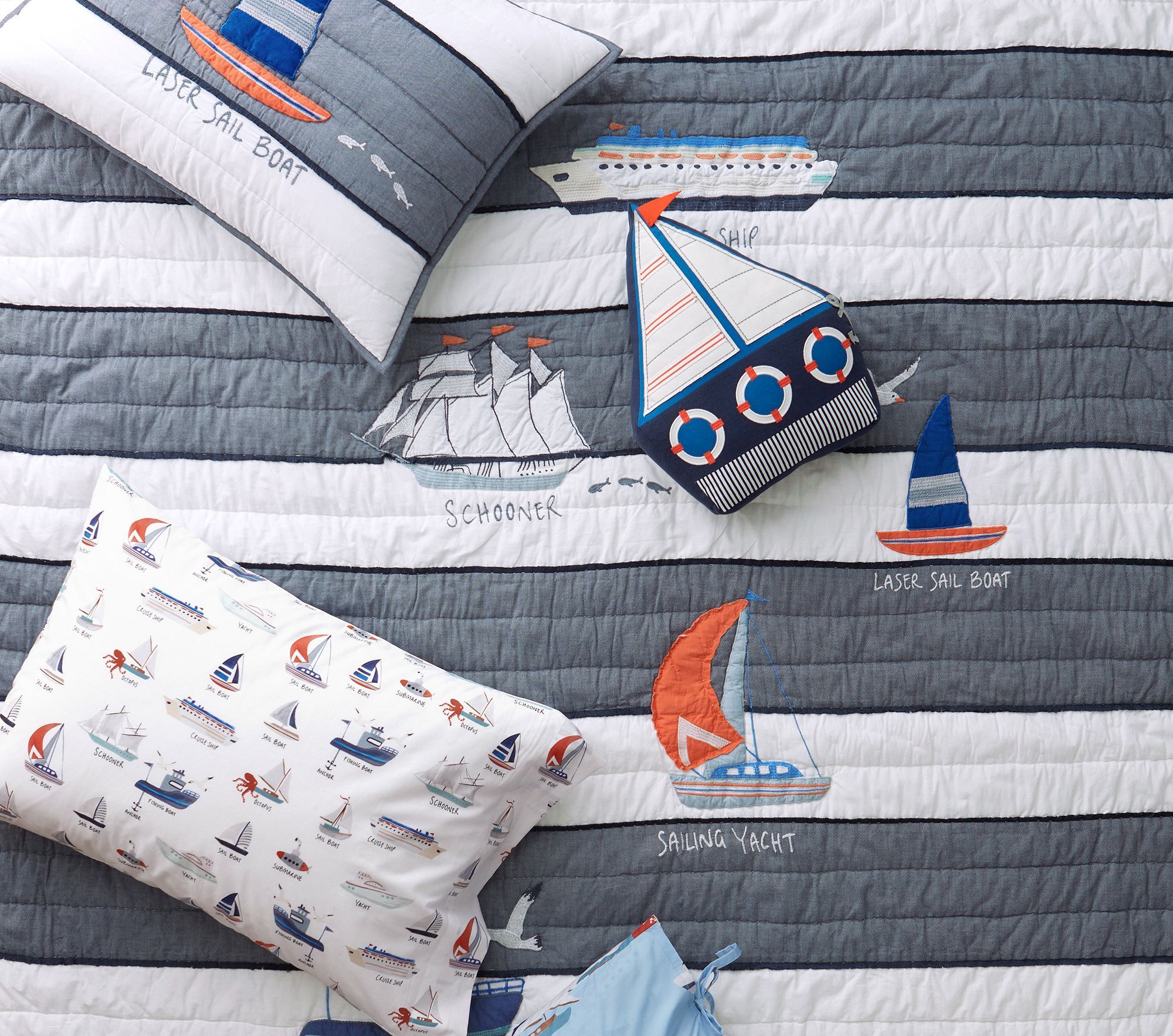 Sailboat Pillow thumbnail 4