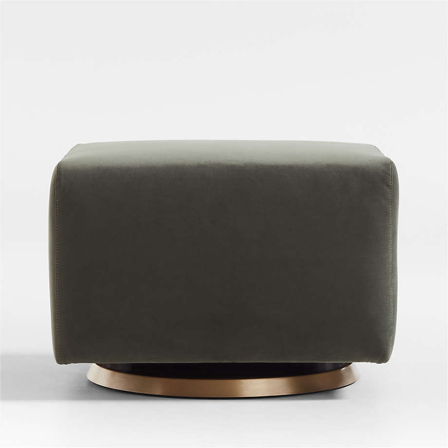 Milo Green Nursery Gliding Ottoman thumbnail 3