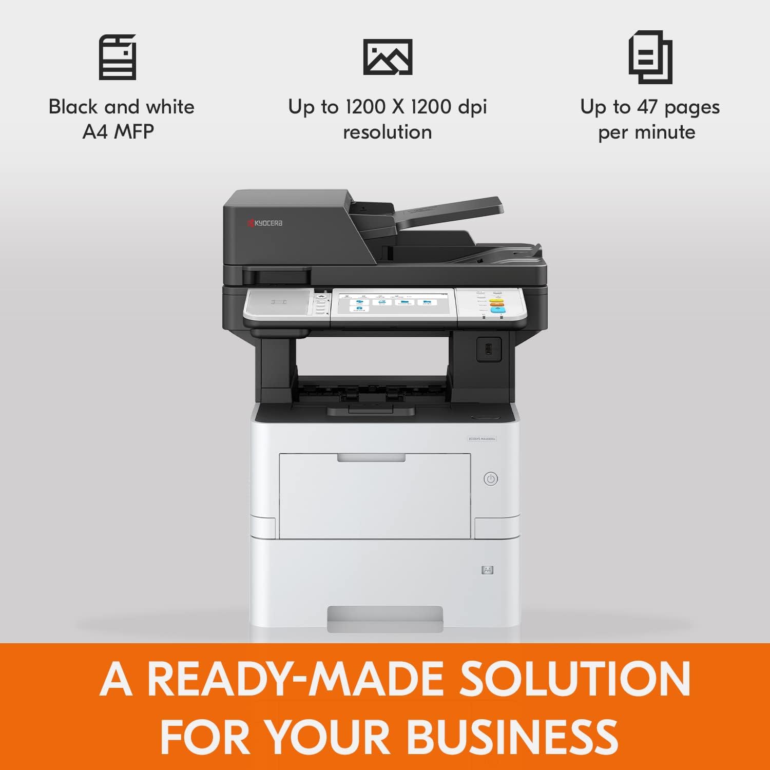 Kyocera Ecosys Ma4500ix All-In-One Monochrome Laser Printer thumbnail 2