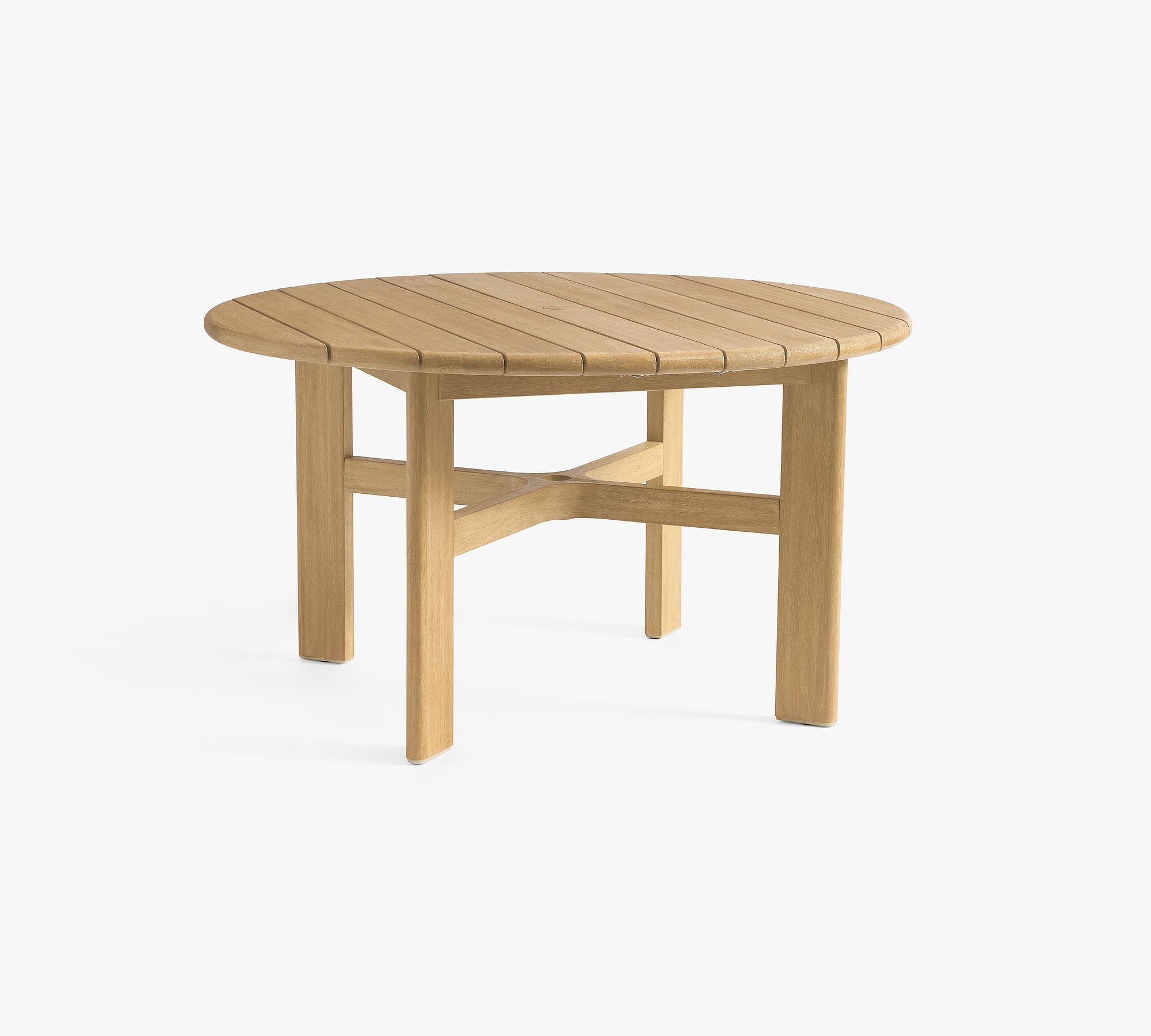 Woodside Round Extending Outdoor Dining Table thumbnail 4