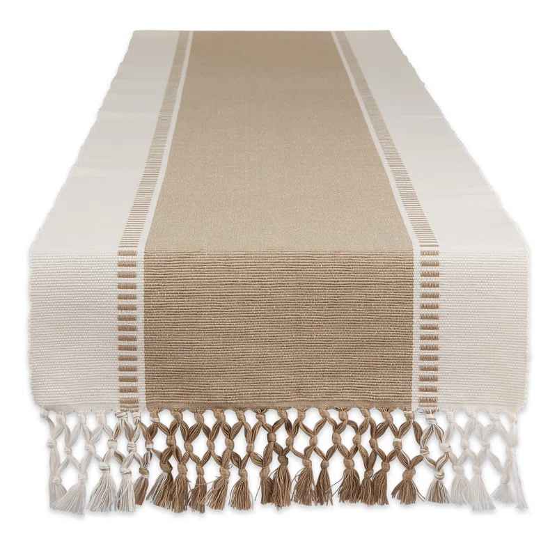 Kizer Striped 100% Cotton Table Runner thumbnail 4