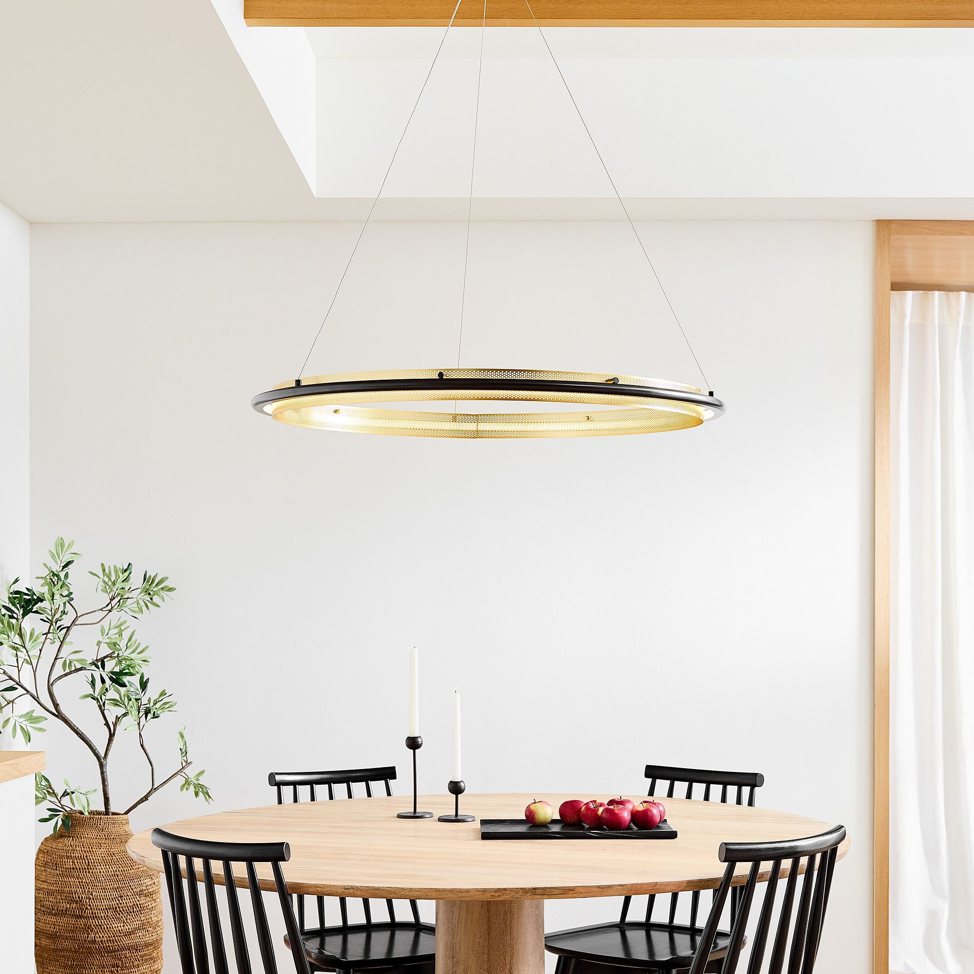 Perforated Single LED Chandelier thumbnail 2