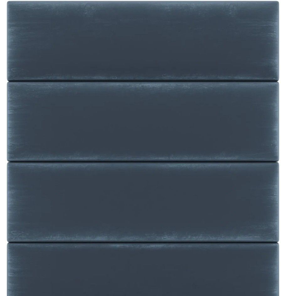 Velvet Wall Paneling in Peacock Blue thumbnail 2