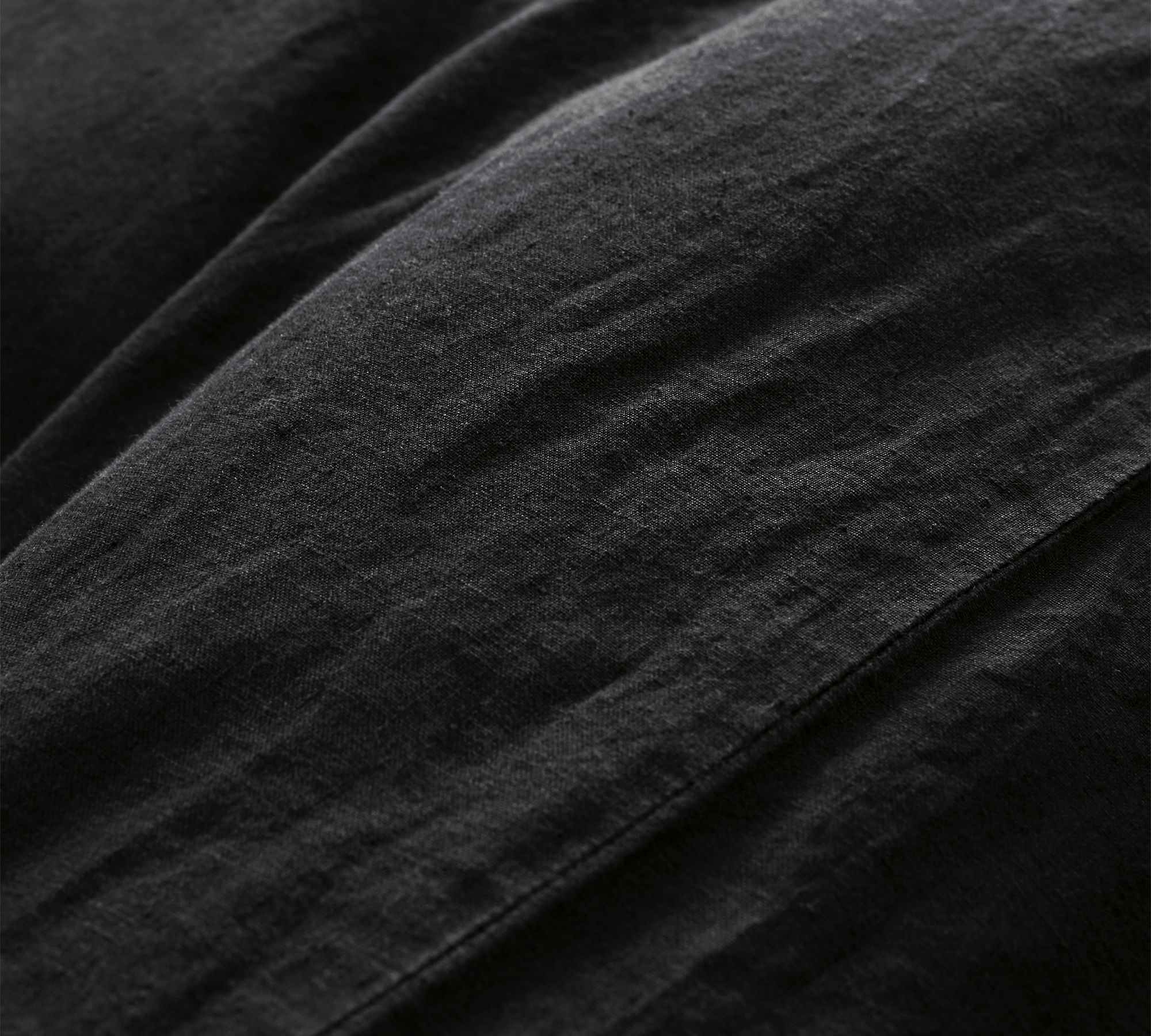 Belgian Dark Flax Linen Duvet Cover-Queen thumbnail 2