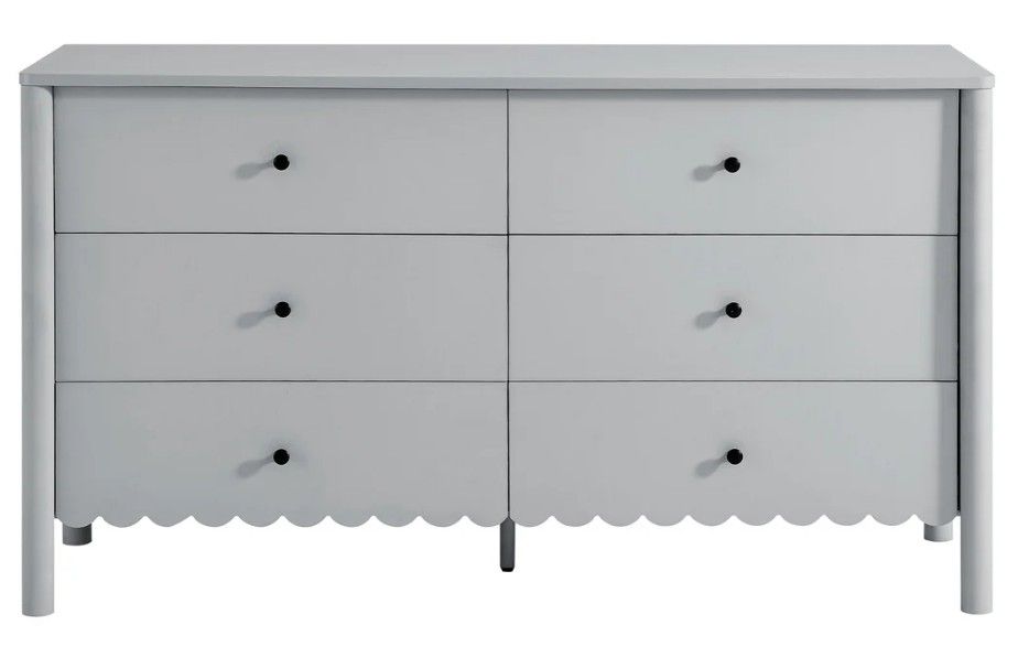 Emmerson Scalloped 6 Drawer Dresser thumbnail 2