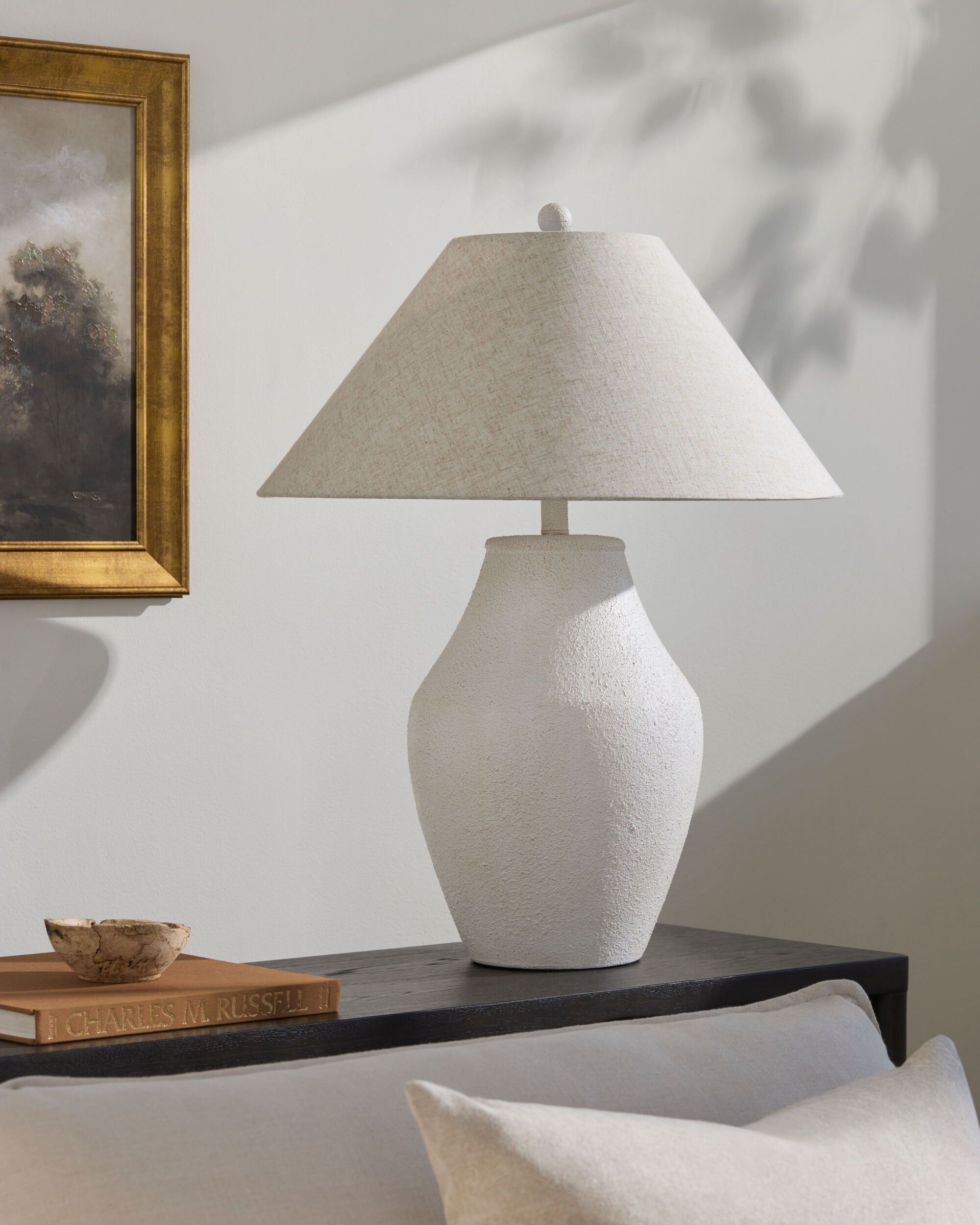 Erin Linen Table lamp thumbnail 2