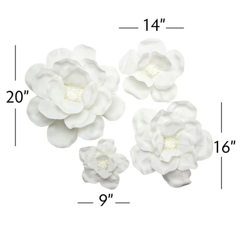 Farmhouse Plants and Flowers Wall Decor on Foam-20" thumbnail 3