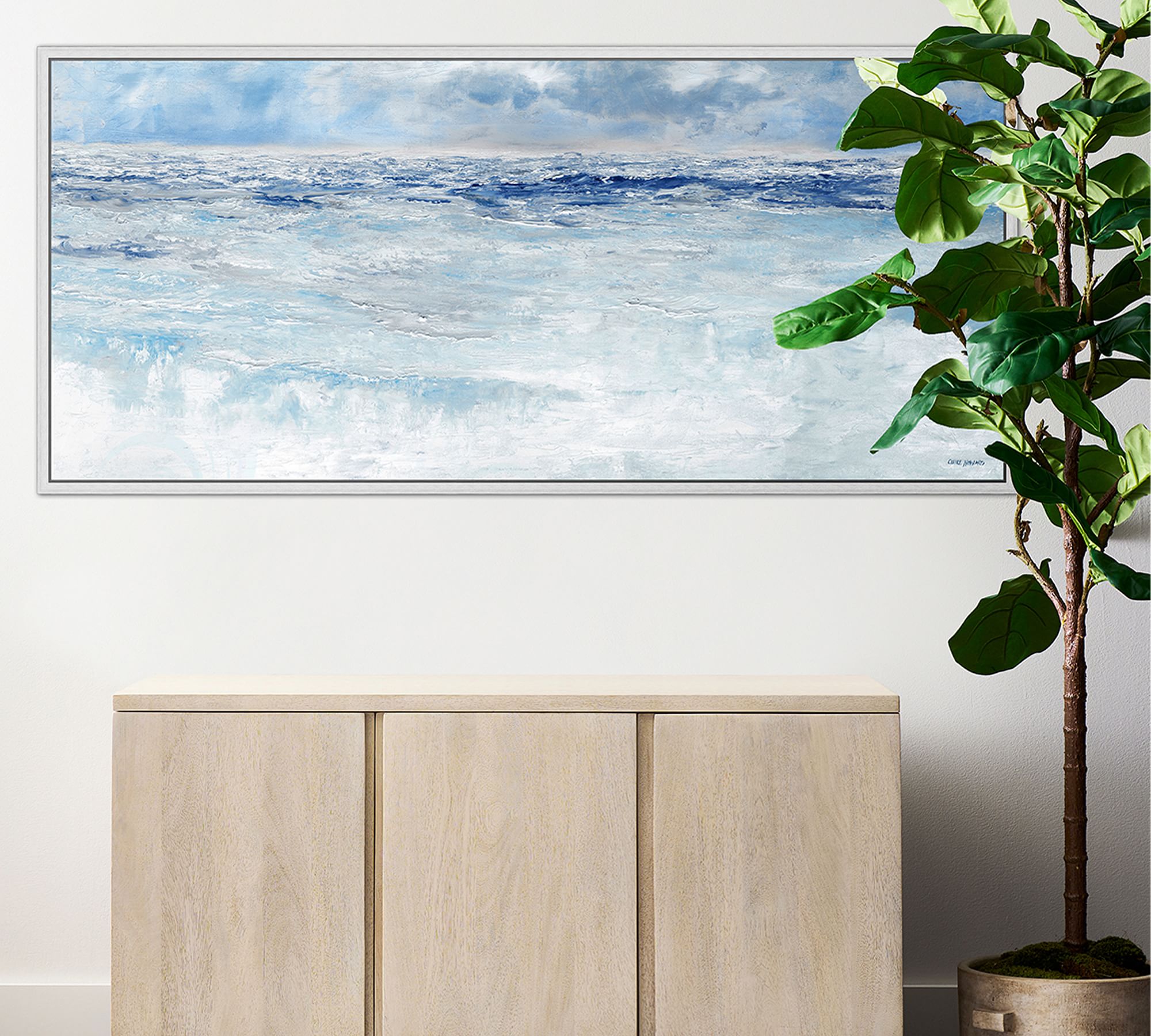 East Beach Framed Canvas thumbnail 2