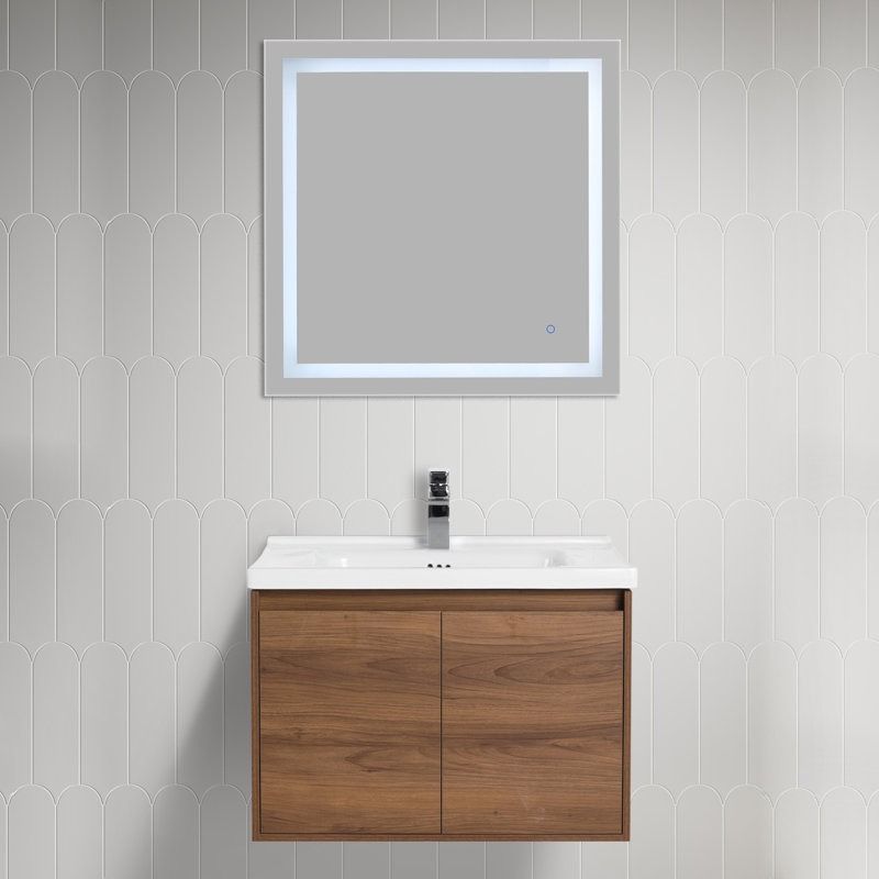 Norwell Floating Bathroom Vanity with Sink thumbnail 2