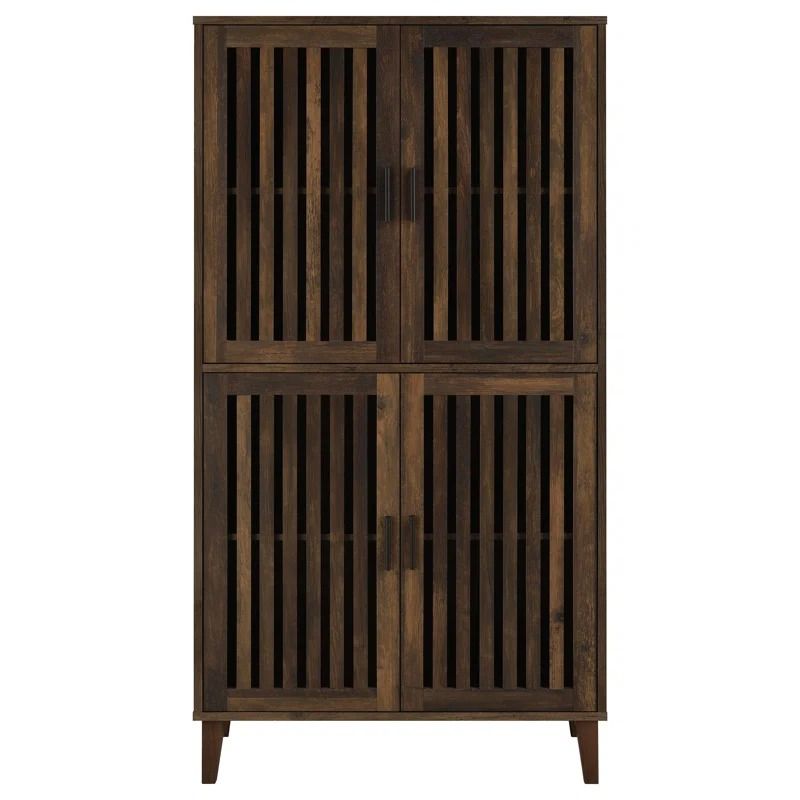 Hiroshi 4 Door Tall Accent Cabinet thumbnail 2