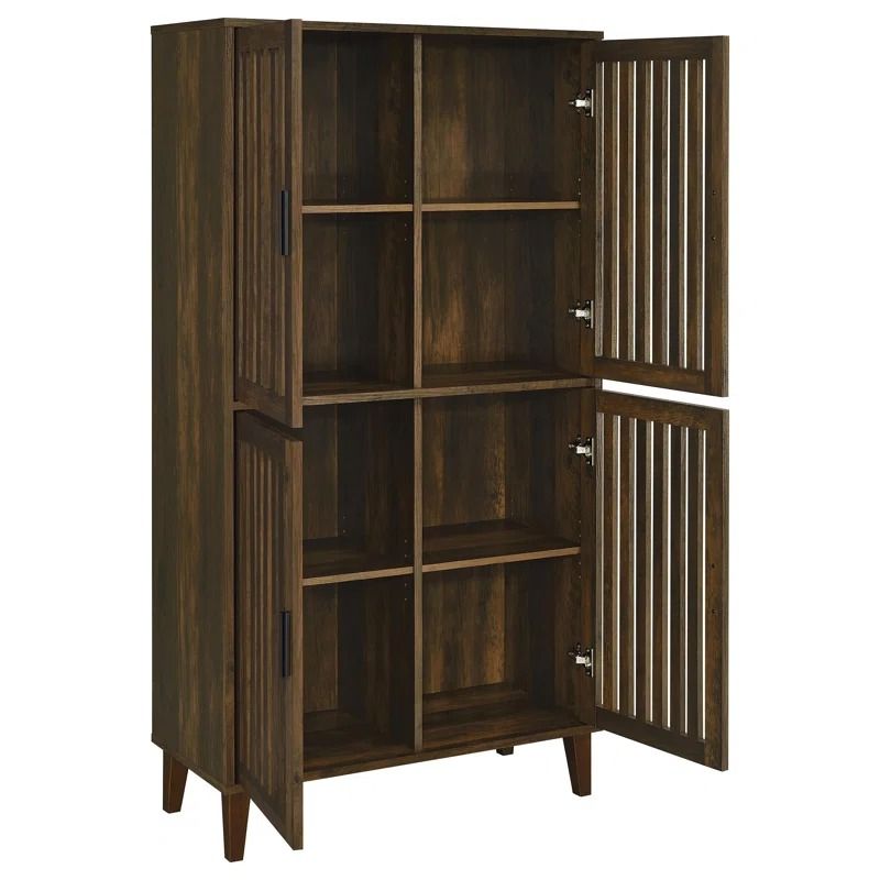 Hiroshi 4 Door Tall Accent Cabinet thumbnail 3
