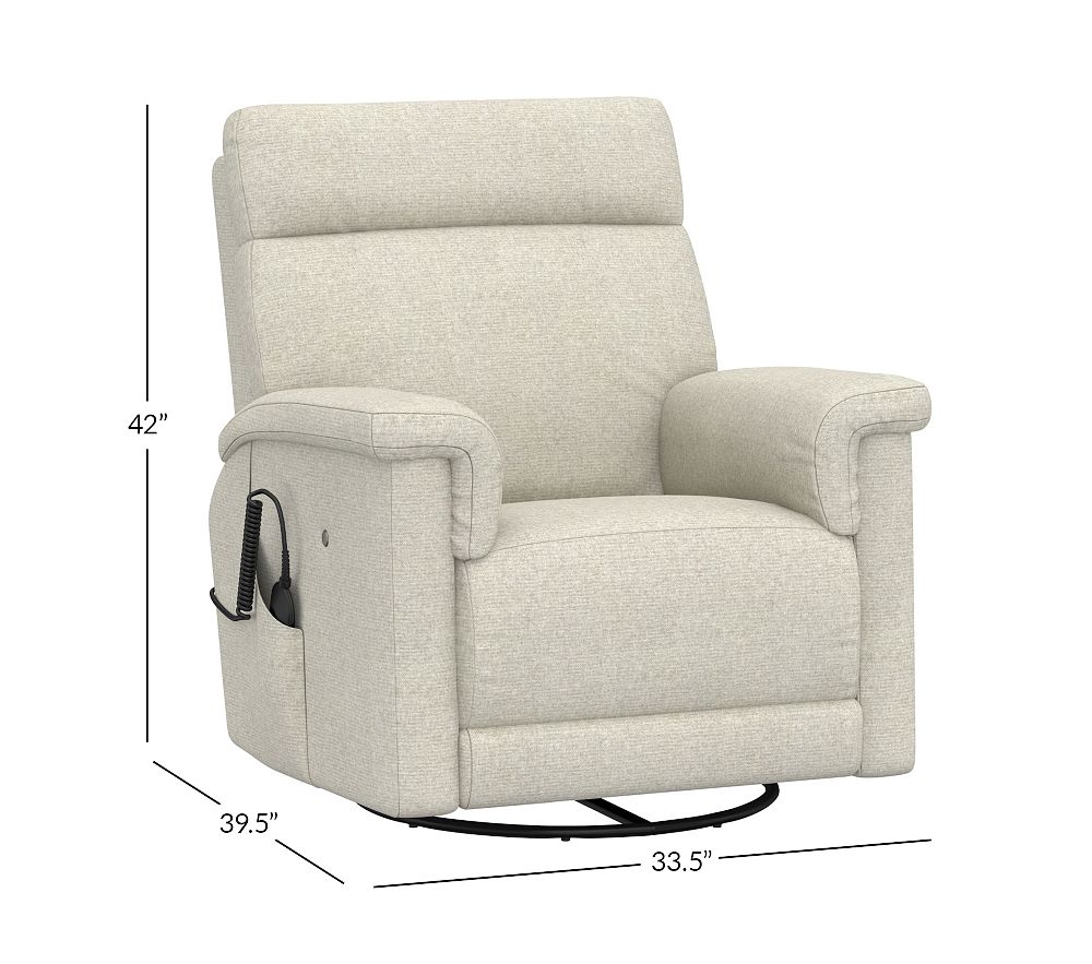 Dream Deluxe Swivel Glider Recliner with Heat and Massage thumbnail 2