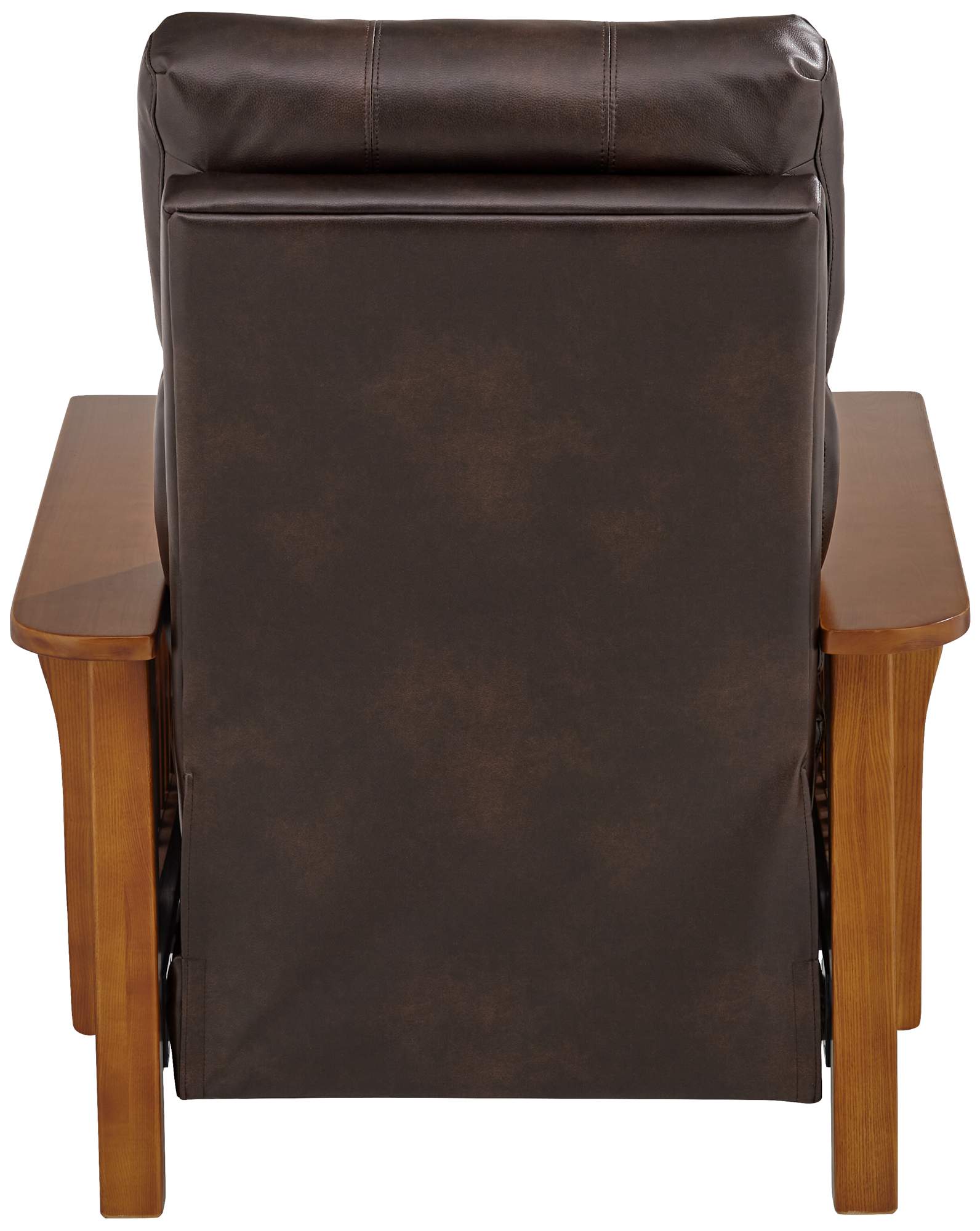 Evan Charleston Chocolate Faux Leather 3 Way Recliner Chair thumbnail 11