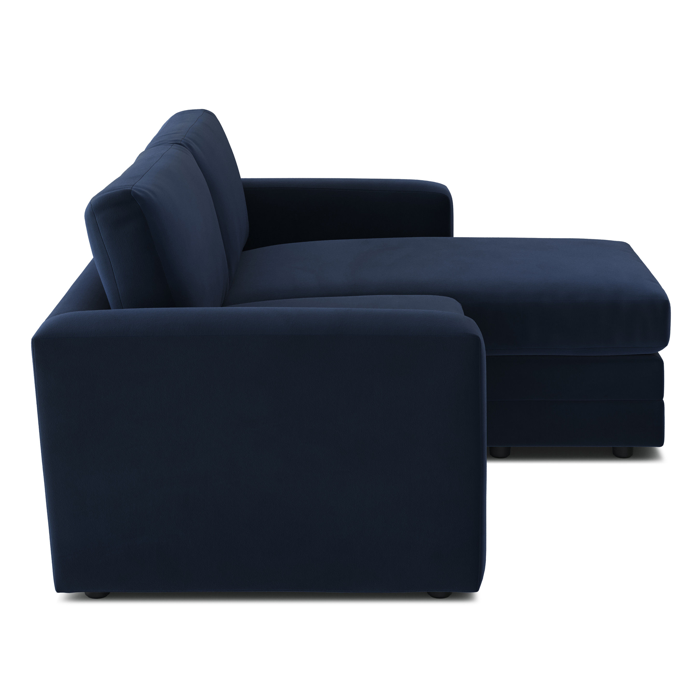 Riley Velvet Reversible Storage Right Sectional thumbnail 2