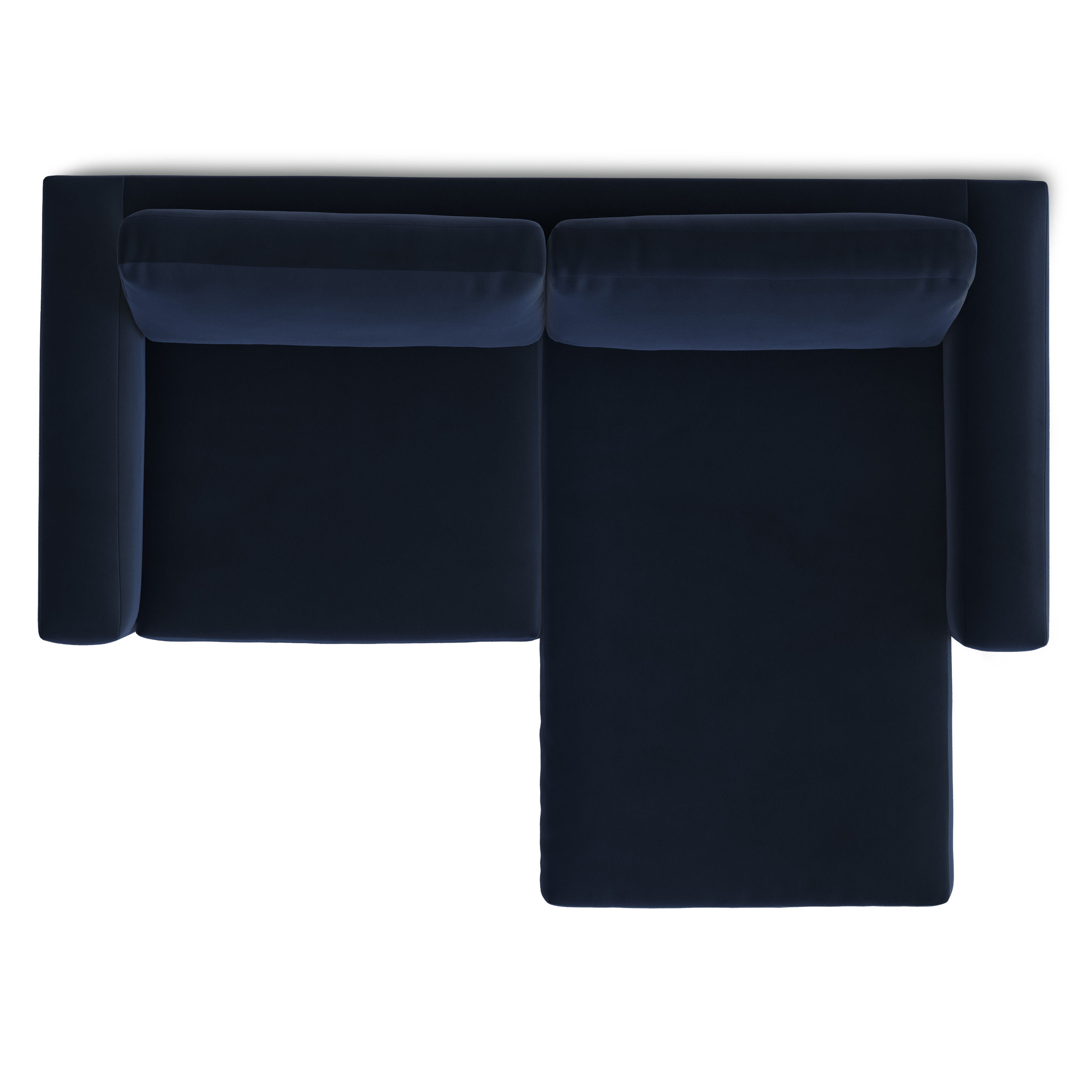 Riley Velvet Reversible Storage Right Sectional thumbnail 4
