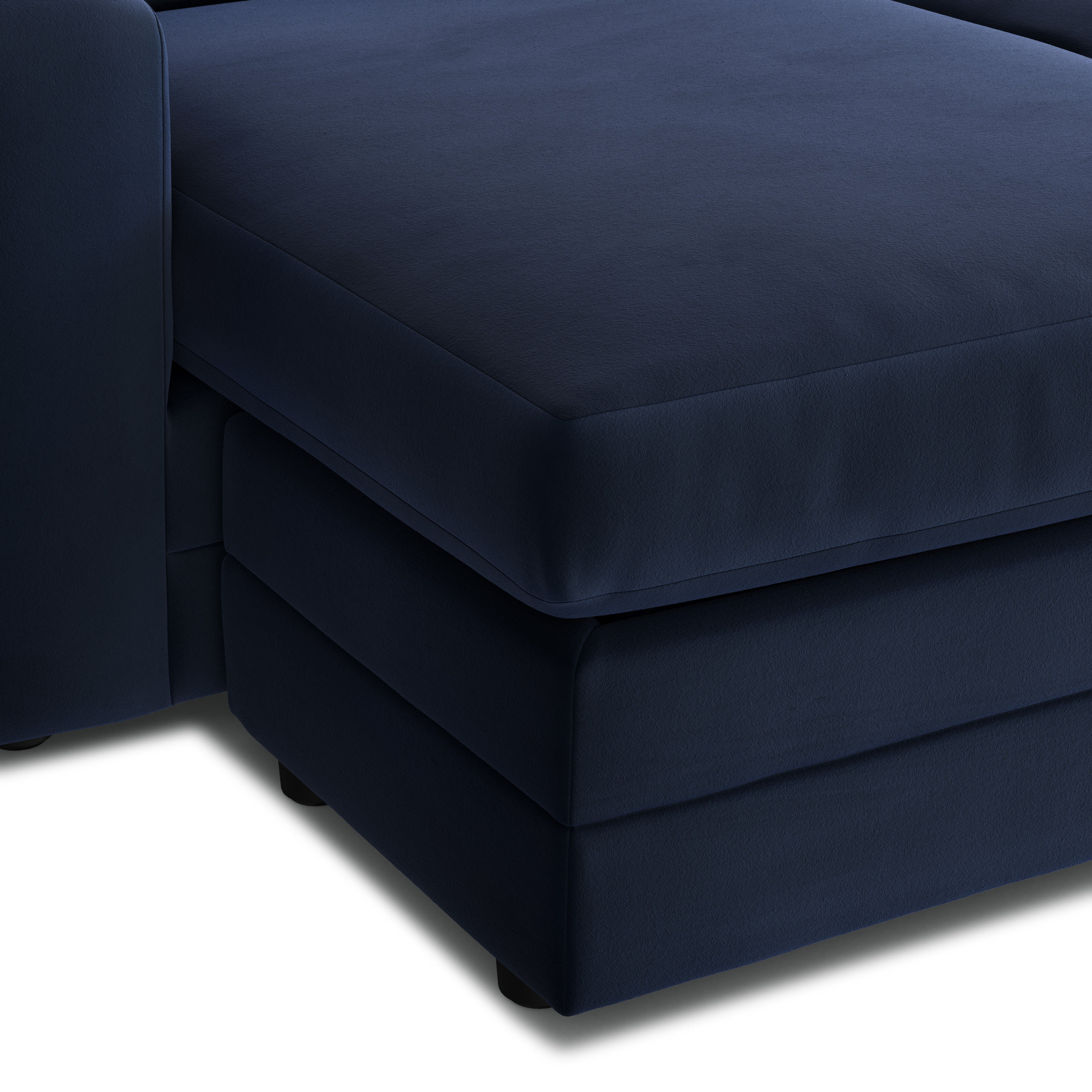 Riley Velvet Reversible Storage Right Sectional thumbnail 5