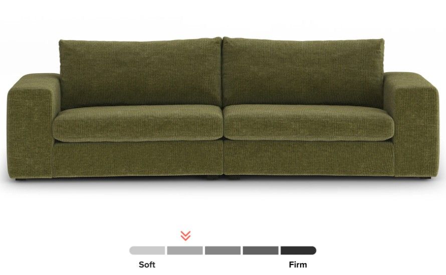 Beta 98" Modular Sofa - Cypress Green thumbnail 3