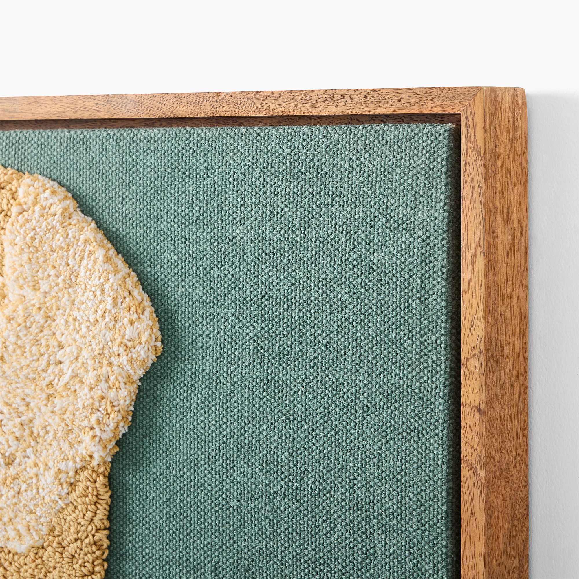 West Elm x PBK Puppy Woven Framed Art Golden Doodle thumbnail 4