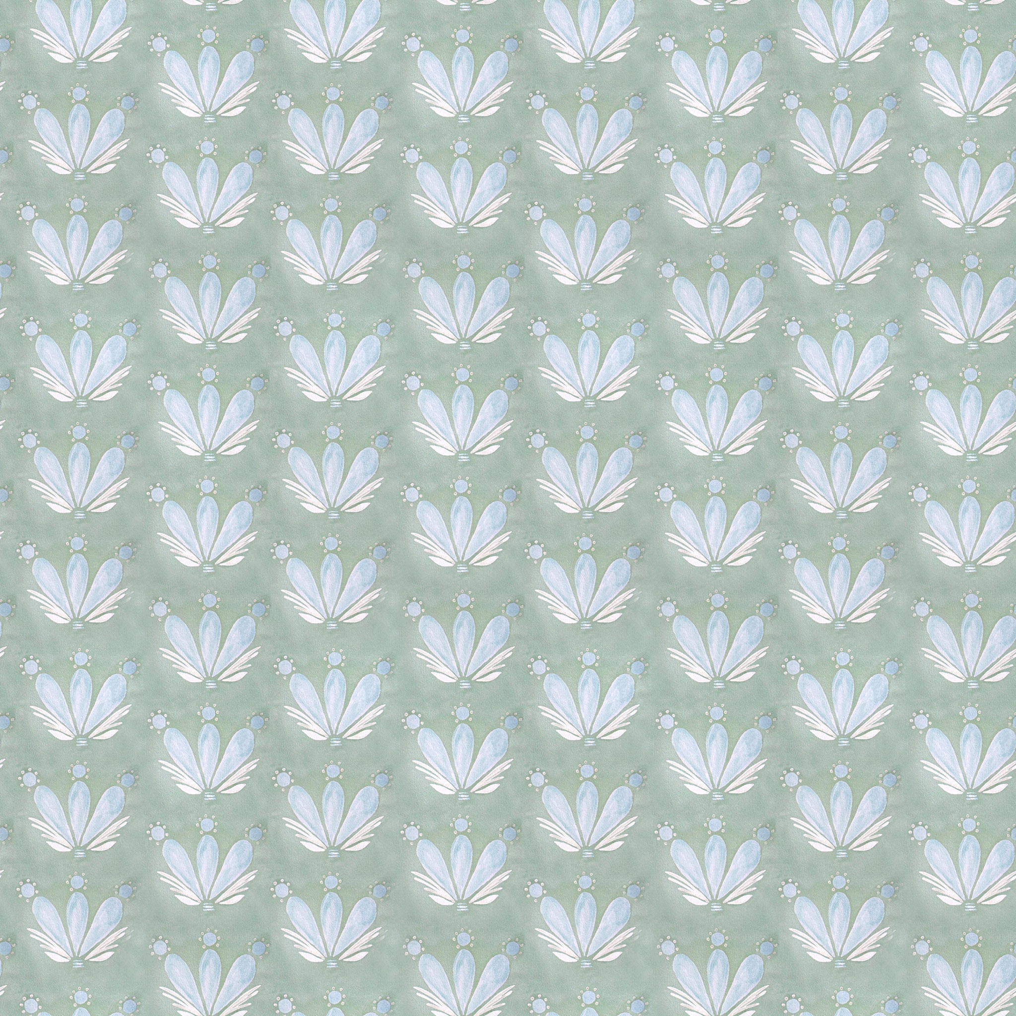 Serena Sea Salt Custom Shower Curtain thumbnail 4