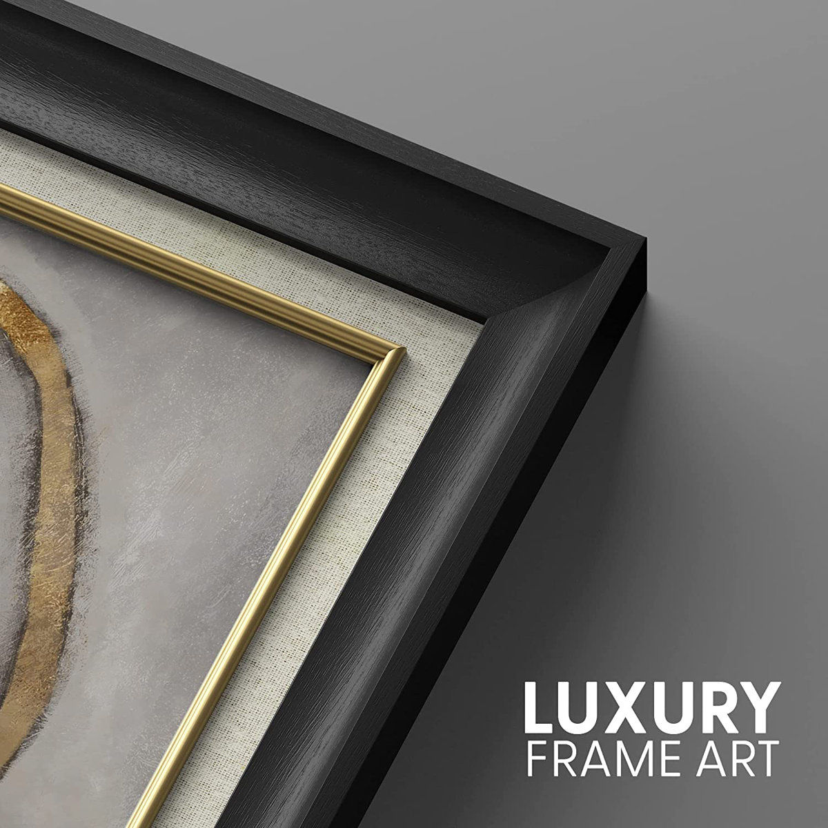 Geometric Gold Ring 1 with Frame thumbnail 3