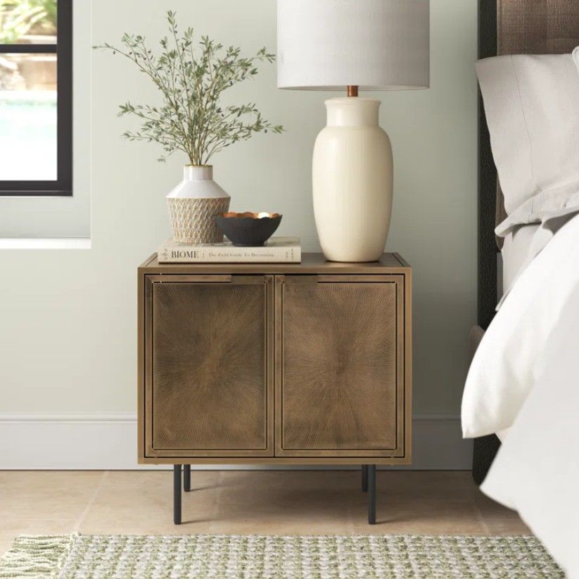 Melissa Metal Accent Cabinet thumbnail 2