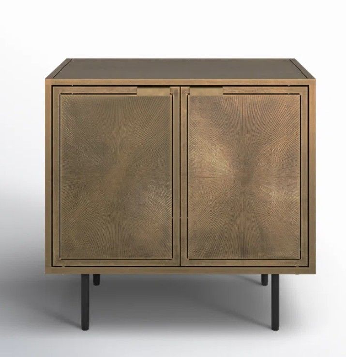 Melissa Metal Accent Cabinet thumbnail 4