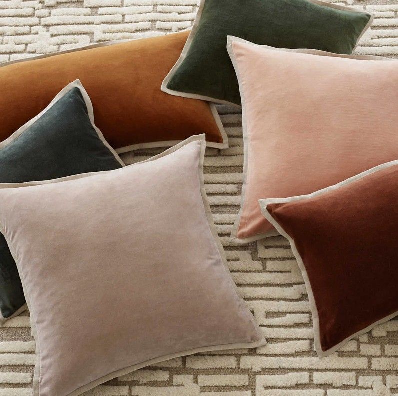 Gehry Velvet Linen Decorative Pillow thumbnail 2