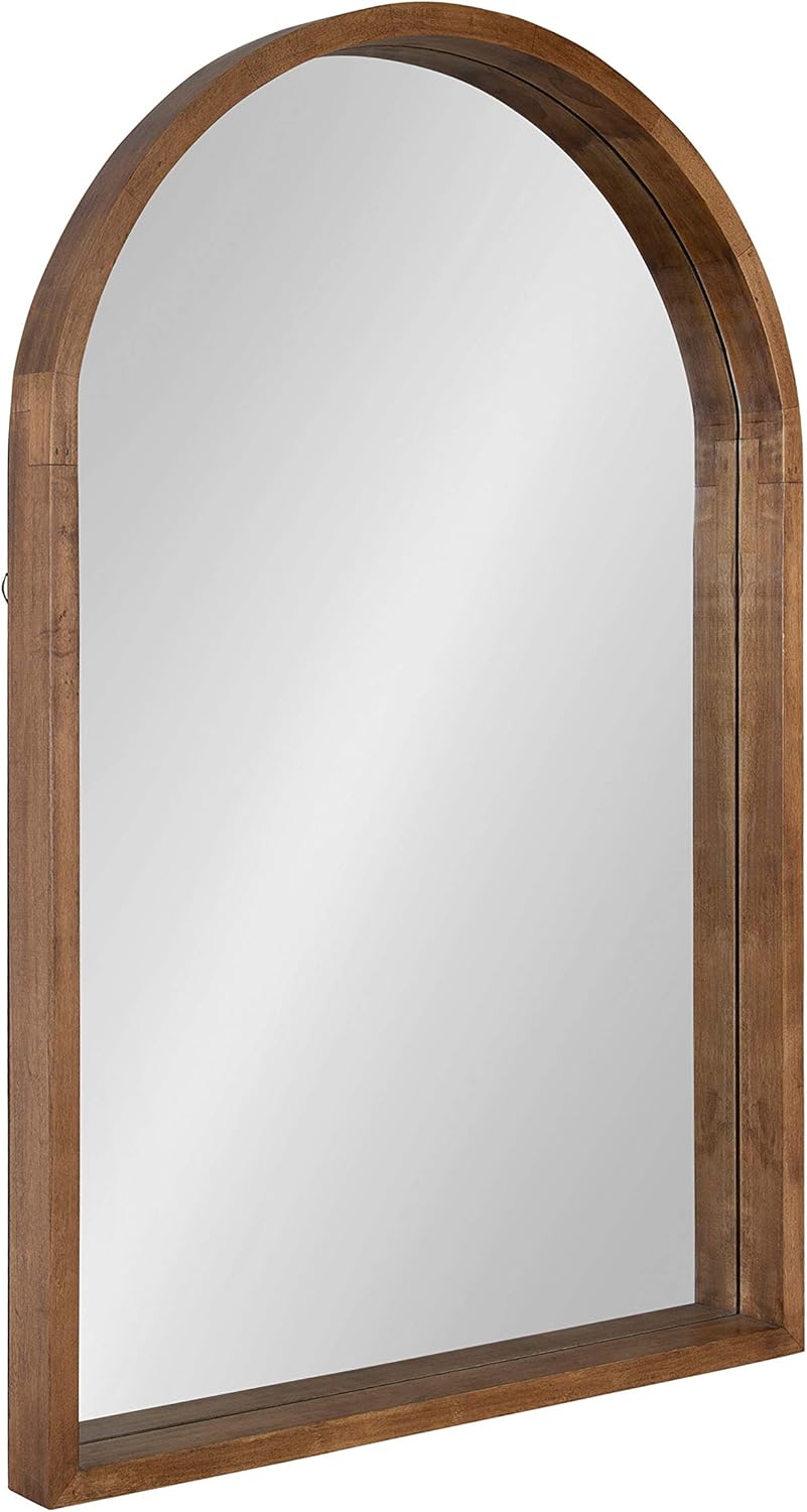 Kate and Laurel Hutton Rustic Modern Farmhouse Arch Mirror thumbnail 3