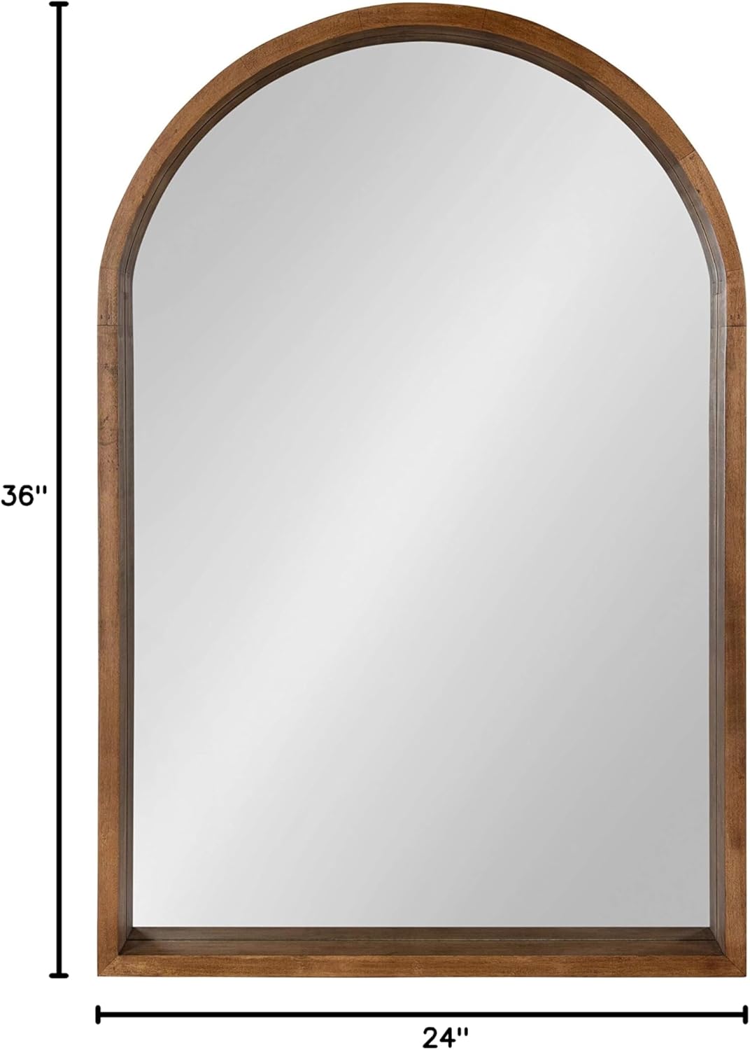 Kate and Laurel Hutton Rustic Modern Farmhouse Arch Mirror thumbnail 5