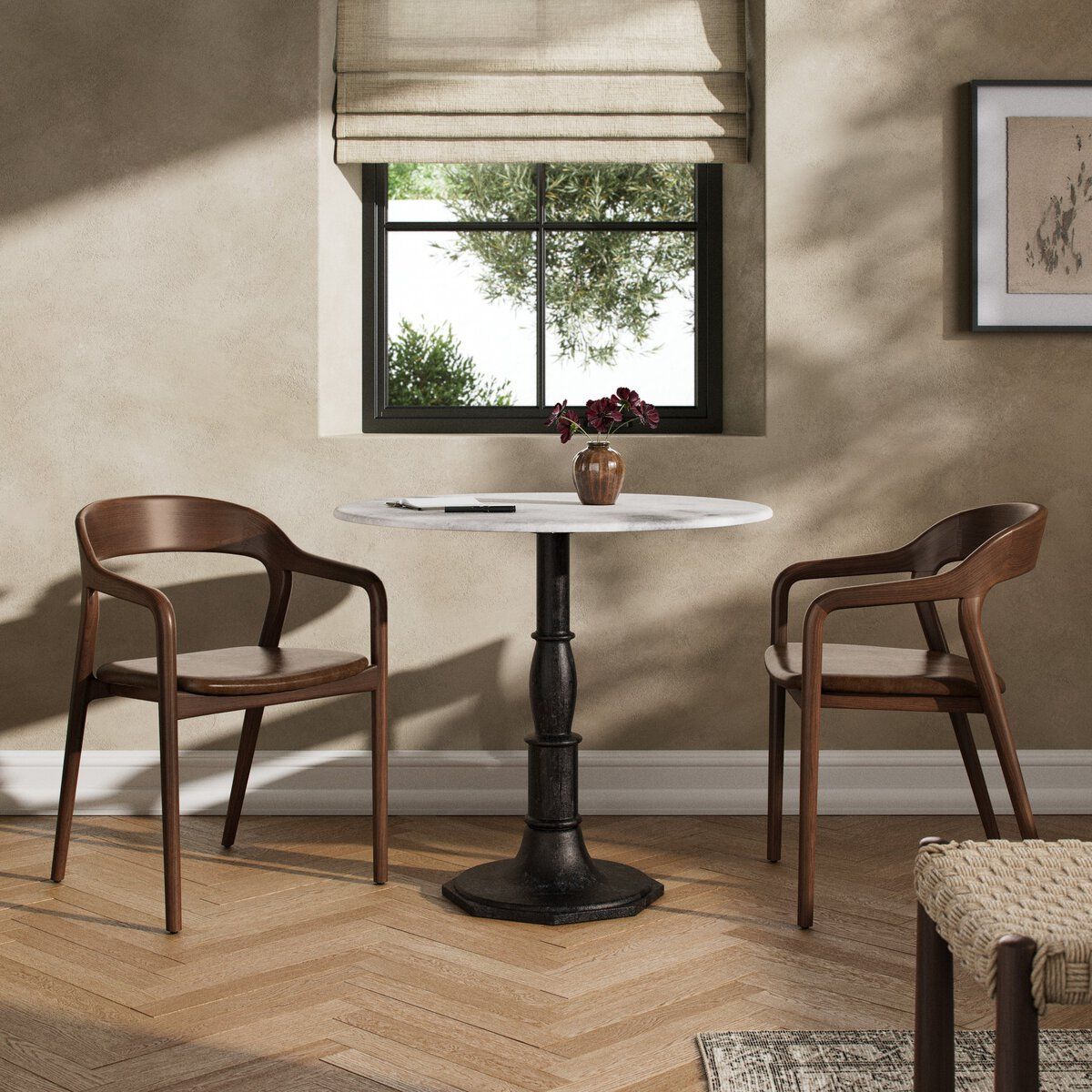 Lucille Pedestal Bistro Table thumbnail 2