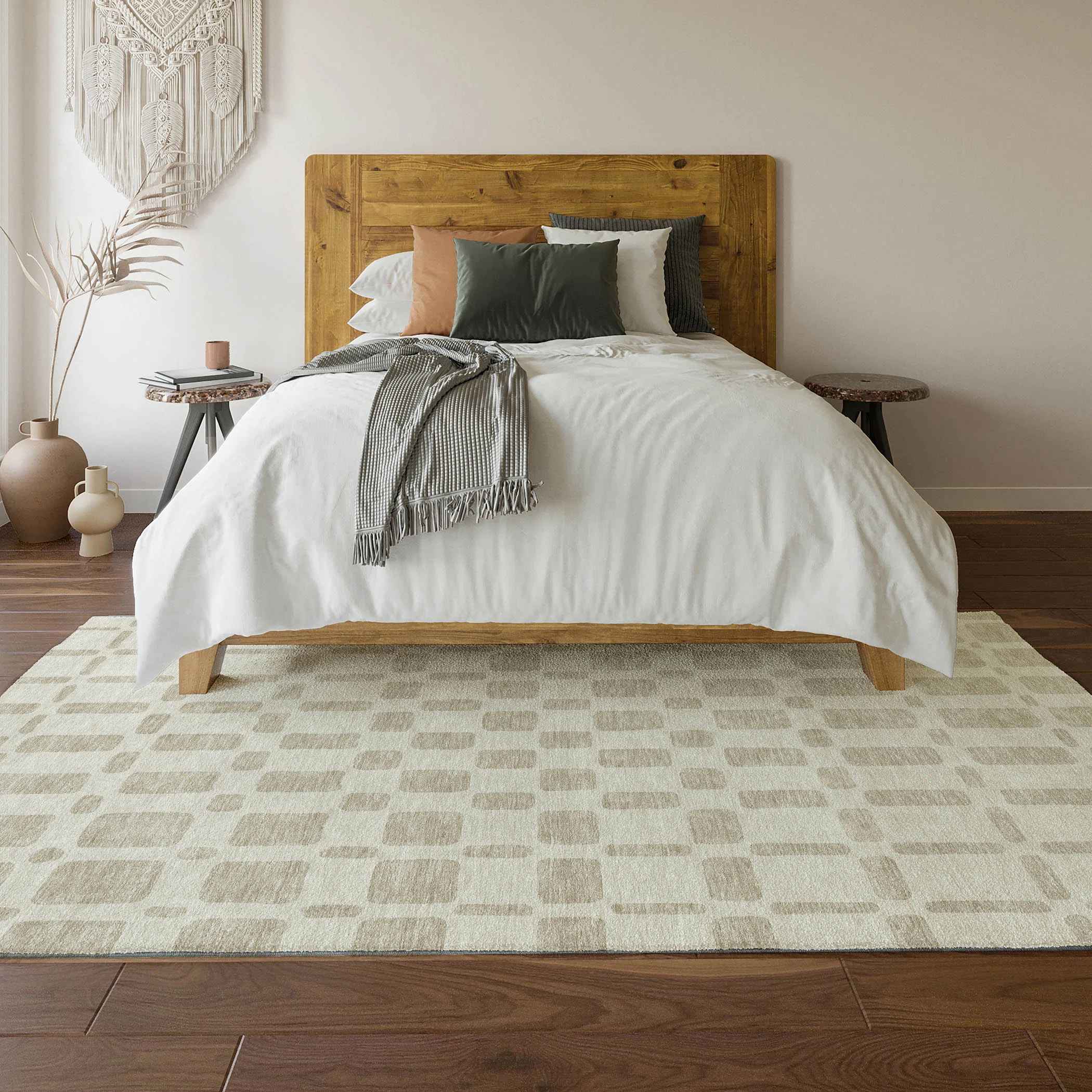 Premium Machine Washable Mayfield Ivory Rug-8'x10' thumbnail 2