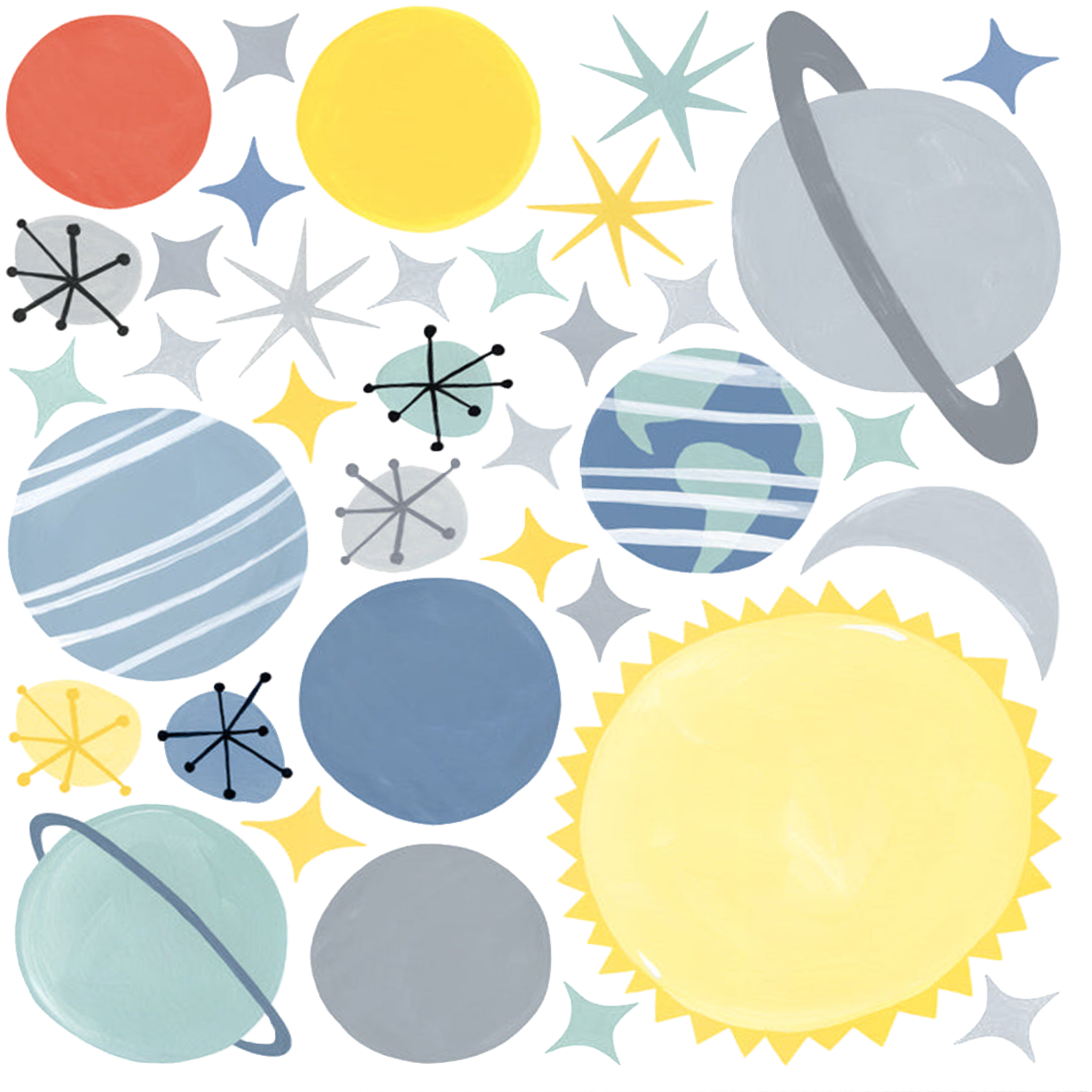 Solar System Kit Large Peel and Stick Wall Decals thumbnail 4