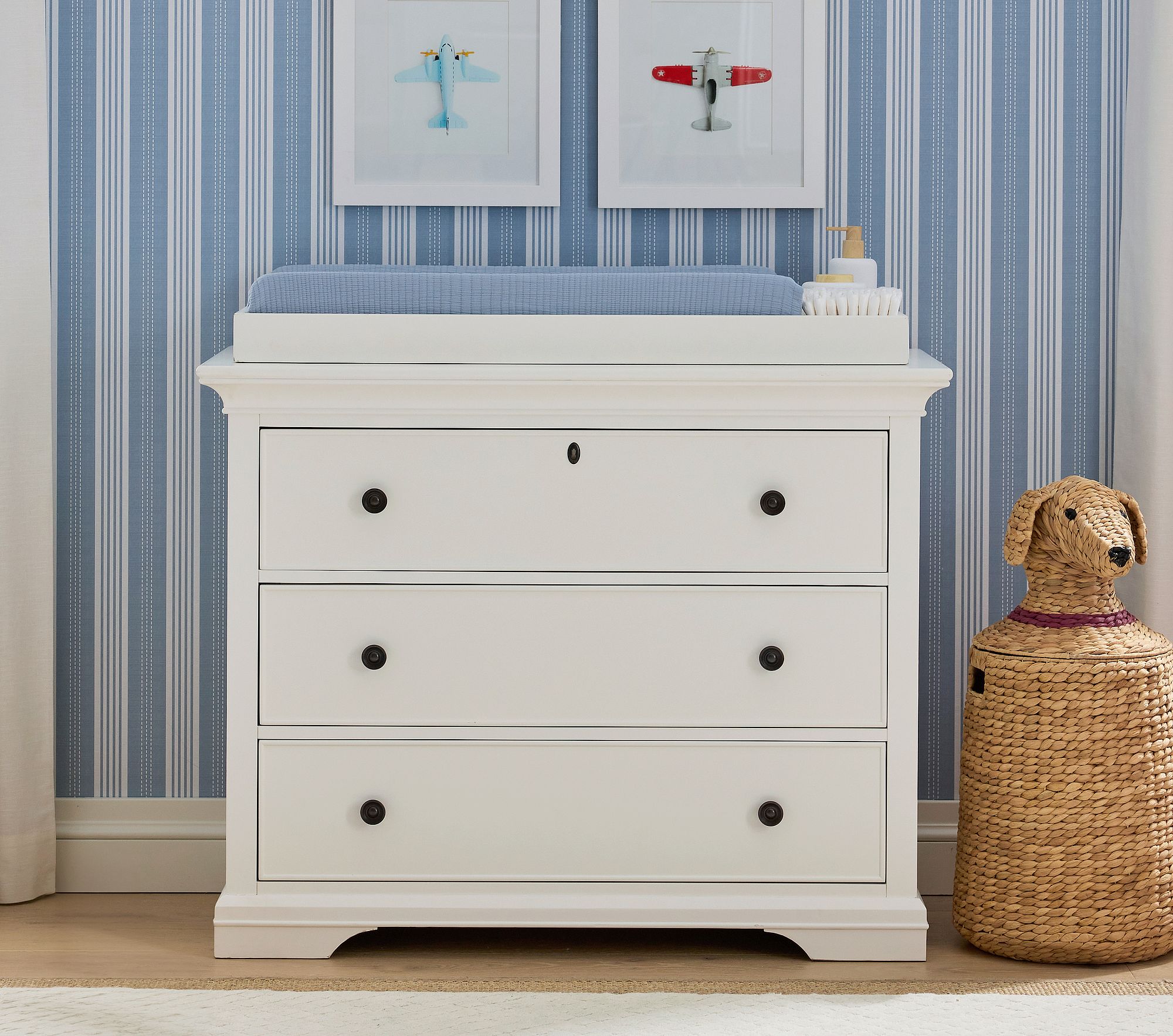 Larkin Extra Wide Dresser and Topper Set thumbnail 3